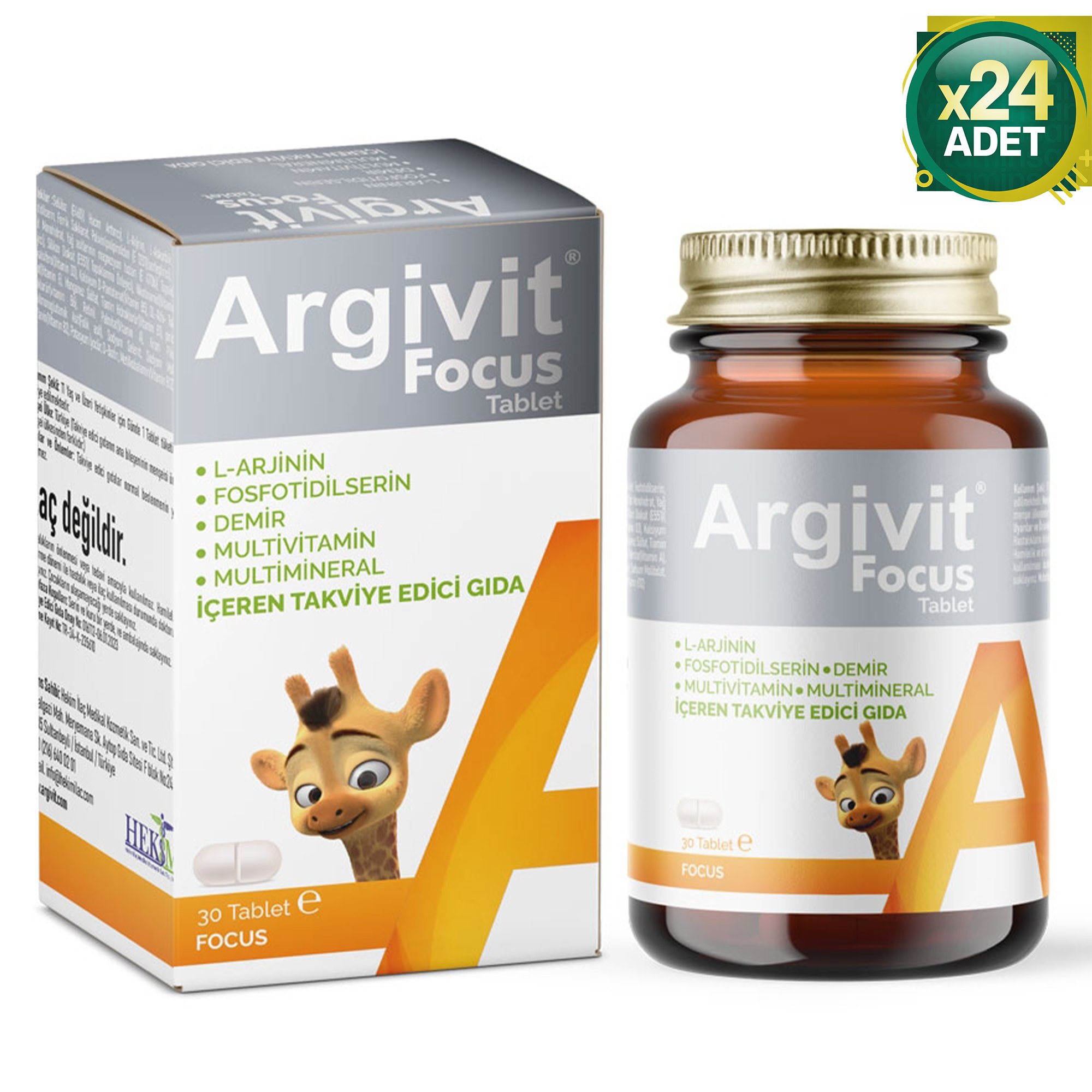  Argivt Focus 30 Tablet 24 Adet