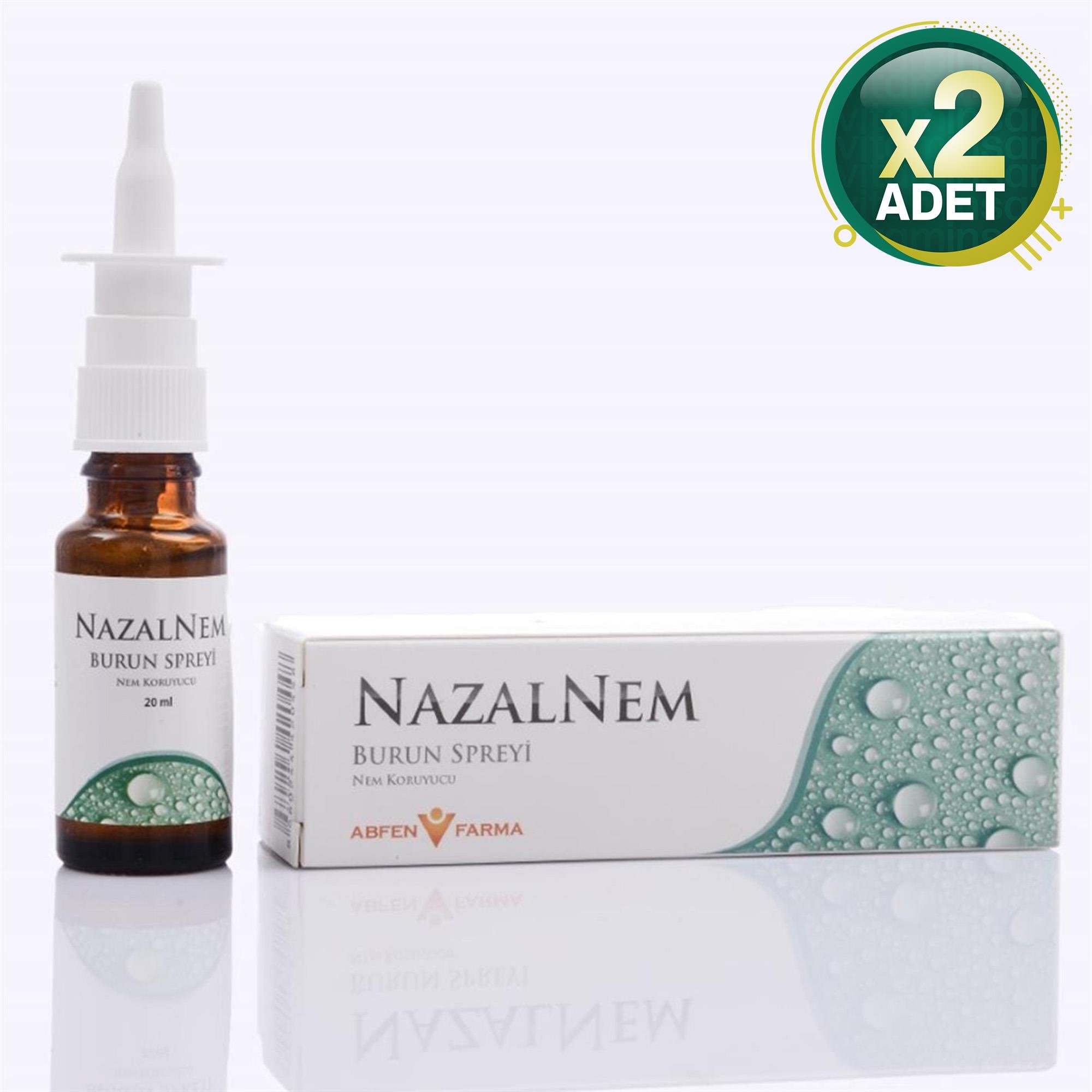 Abfen Nazalnem Burun Spreyi 20 ml 2 Adet