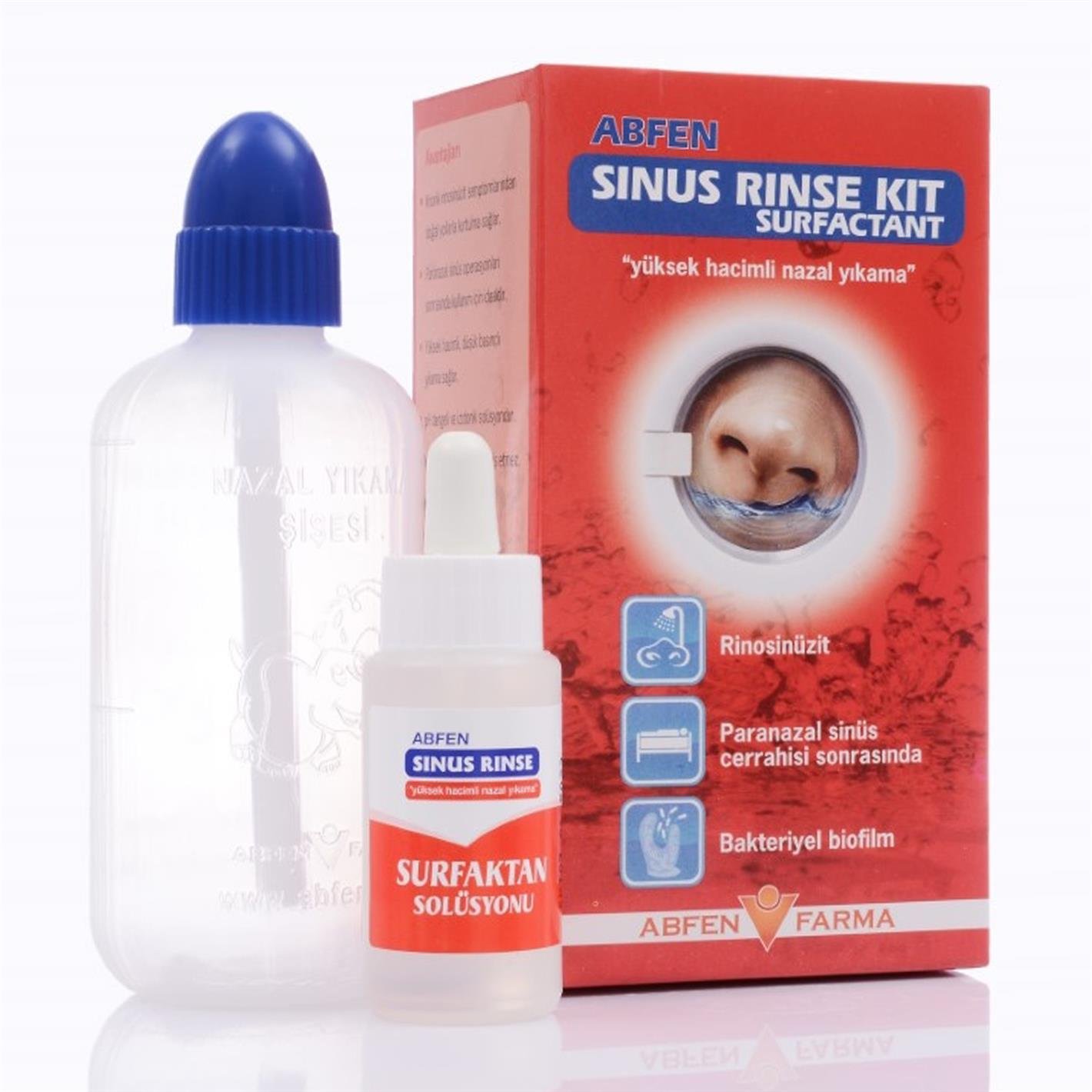 Abfen Sinus Rinse Surfactant (kırmızı)