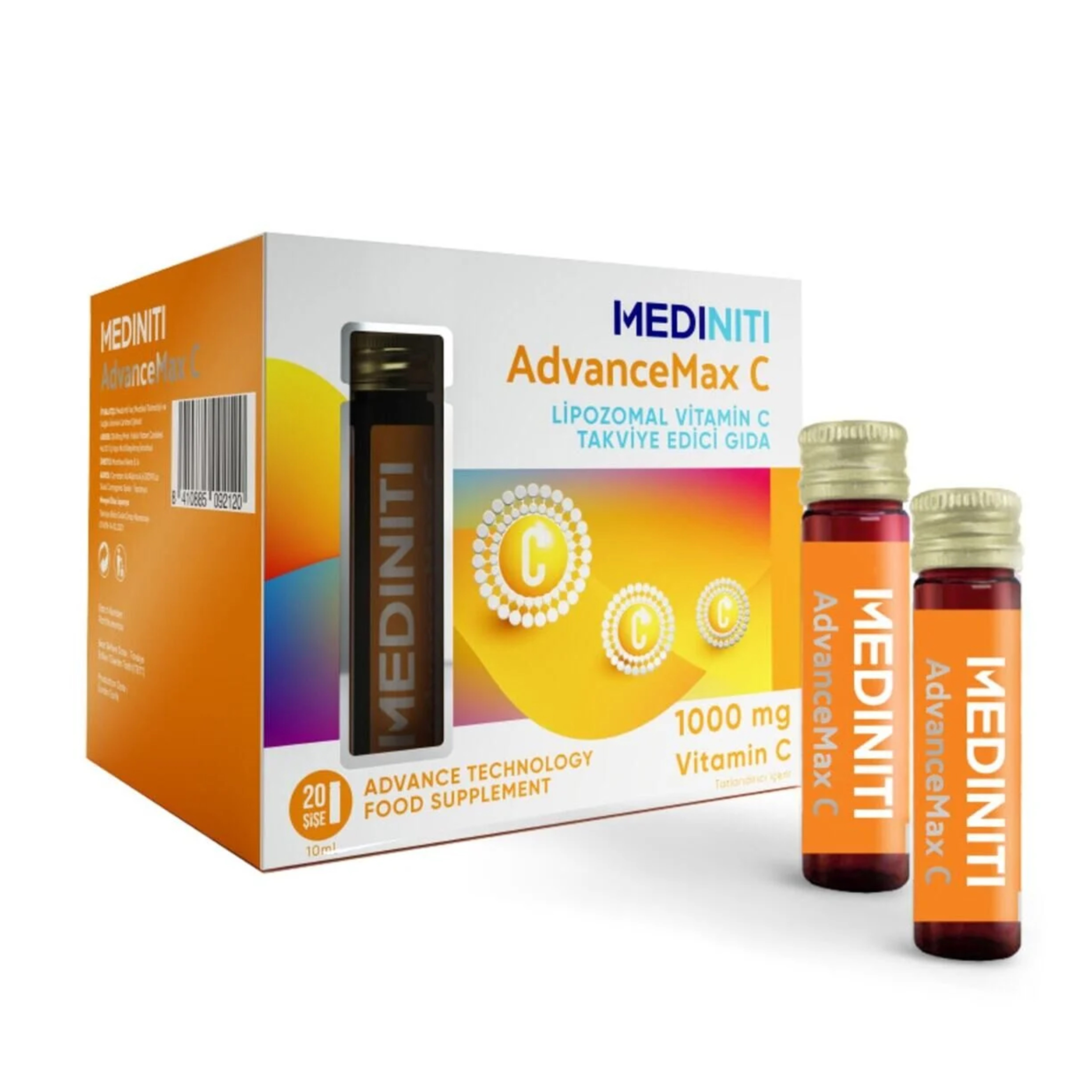 Advancemax C Lipozomal Vitamin C 10 ml 20 Şişe