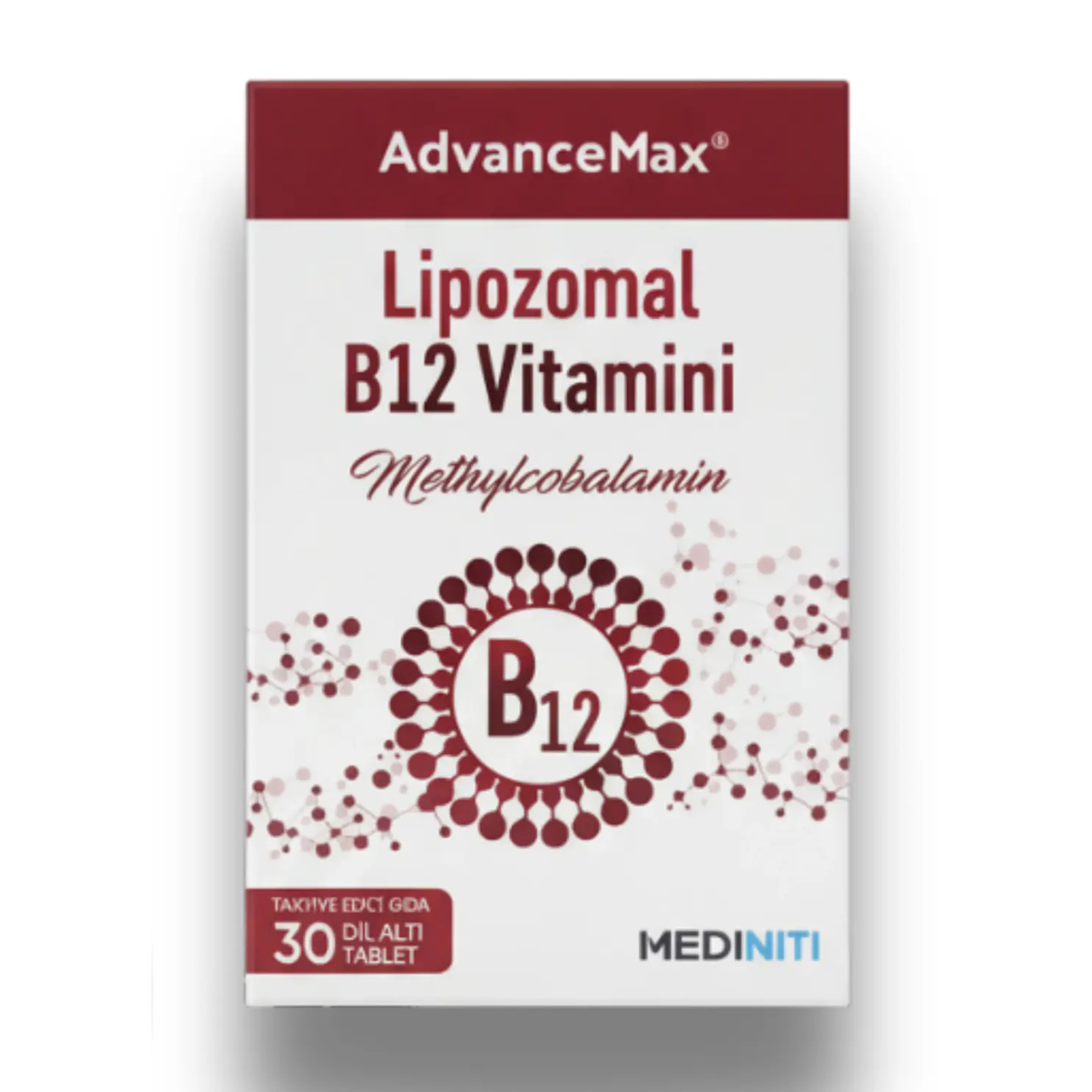 Advancemax Lipozomal B12 30 Tablet