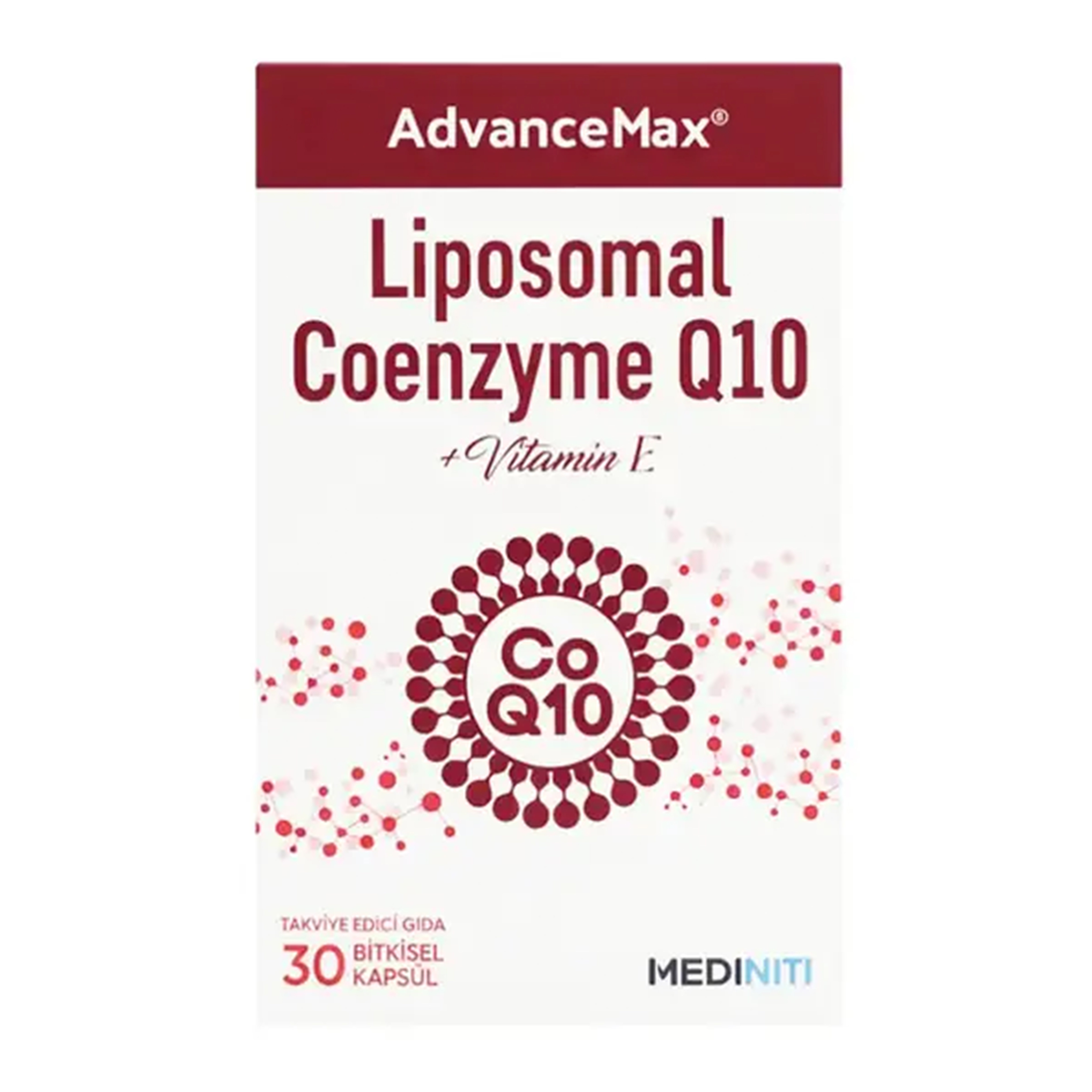 Advancemax Lipozomal CoQ10 30 Kapsül