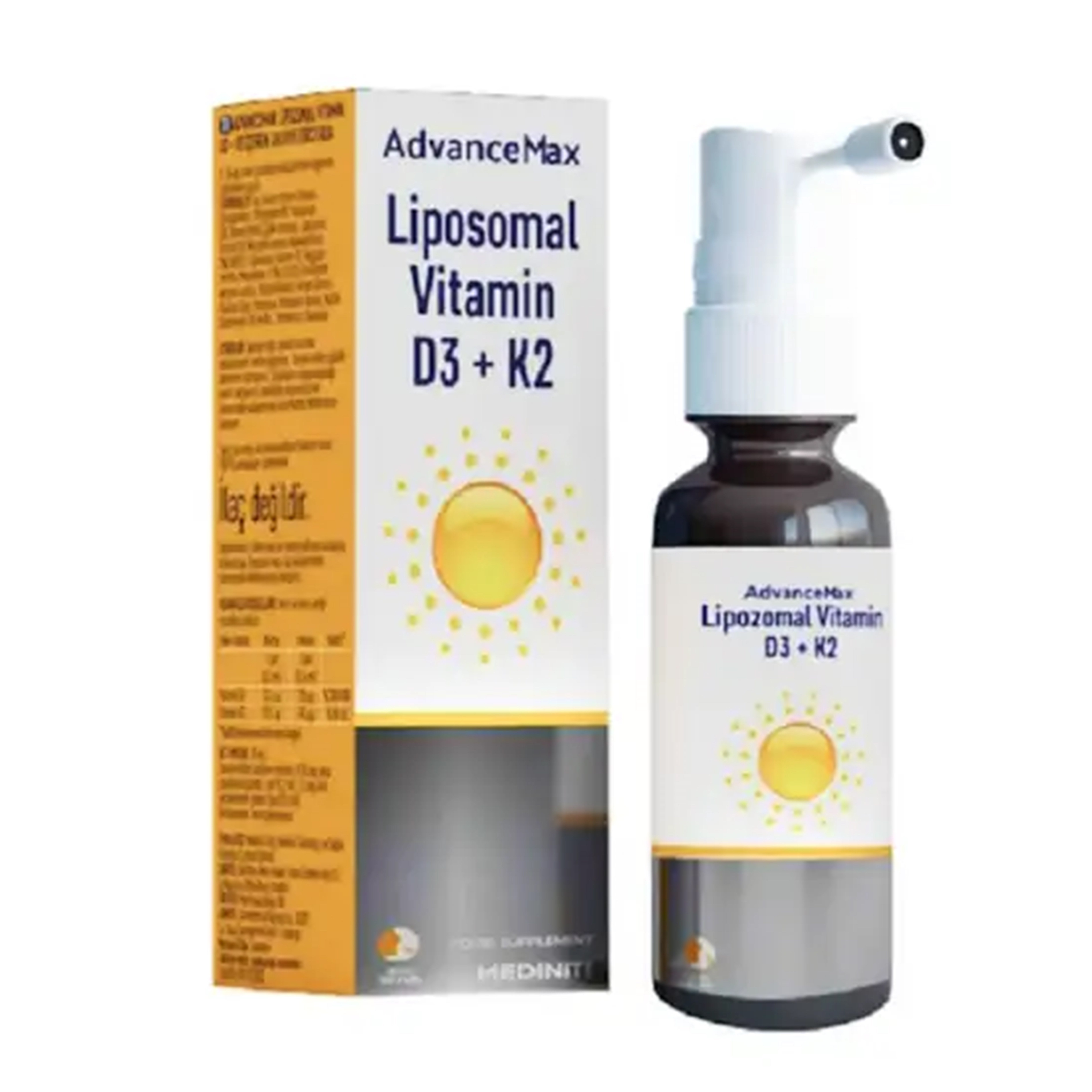 Advancemax Lipozomal D3K2 Sprey 30 ml