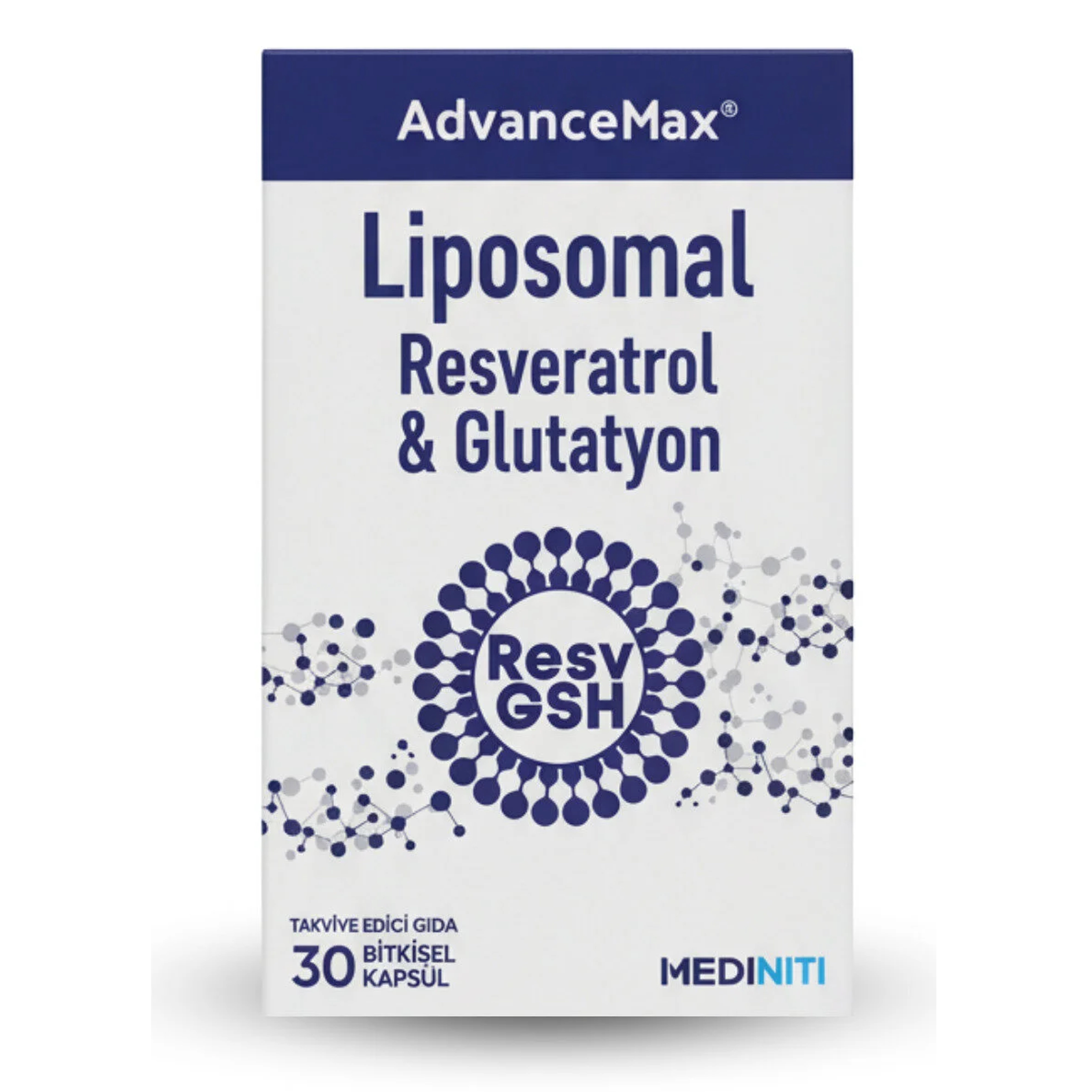 Advancemax Lipozomal Resveratrol Glutatyon 30 Kapsül