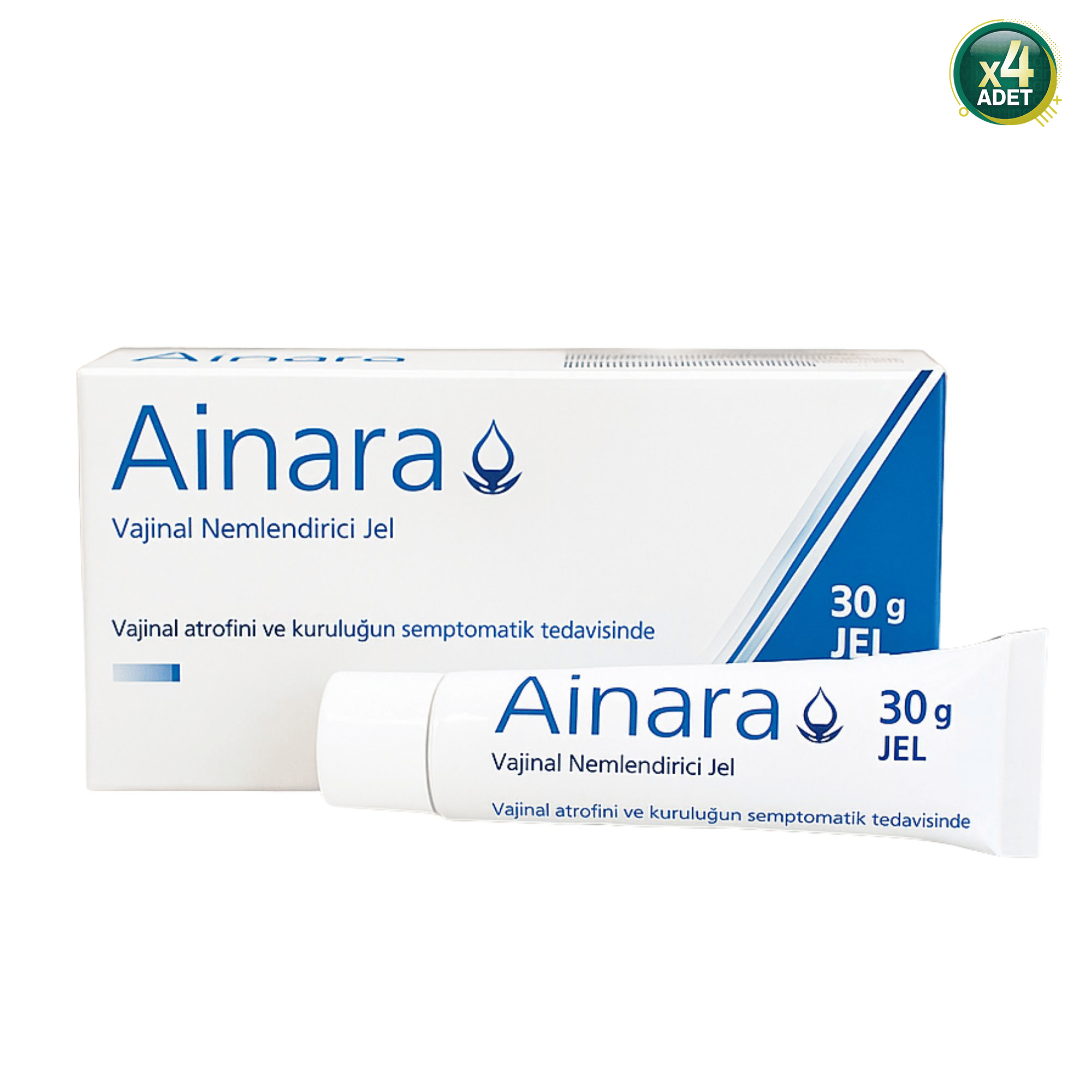 Ainara Vajinal Nemlendirici Jel 30 Gr 4'Lü PAKET (SKT:01/2027)