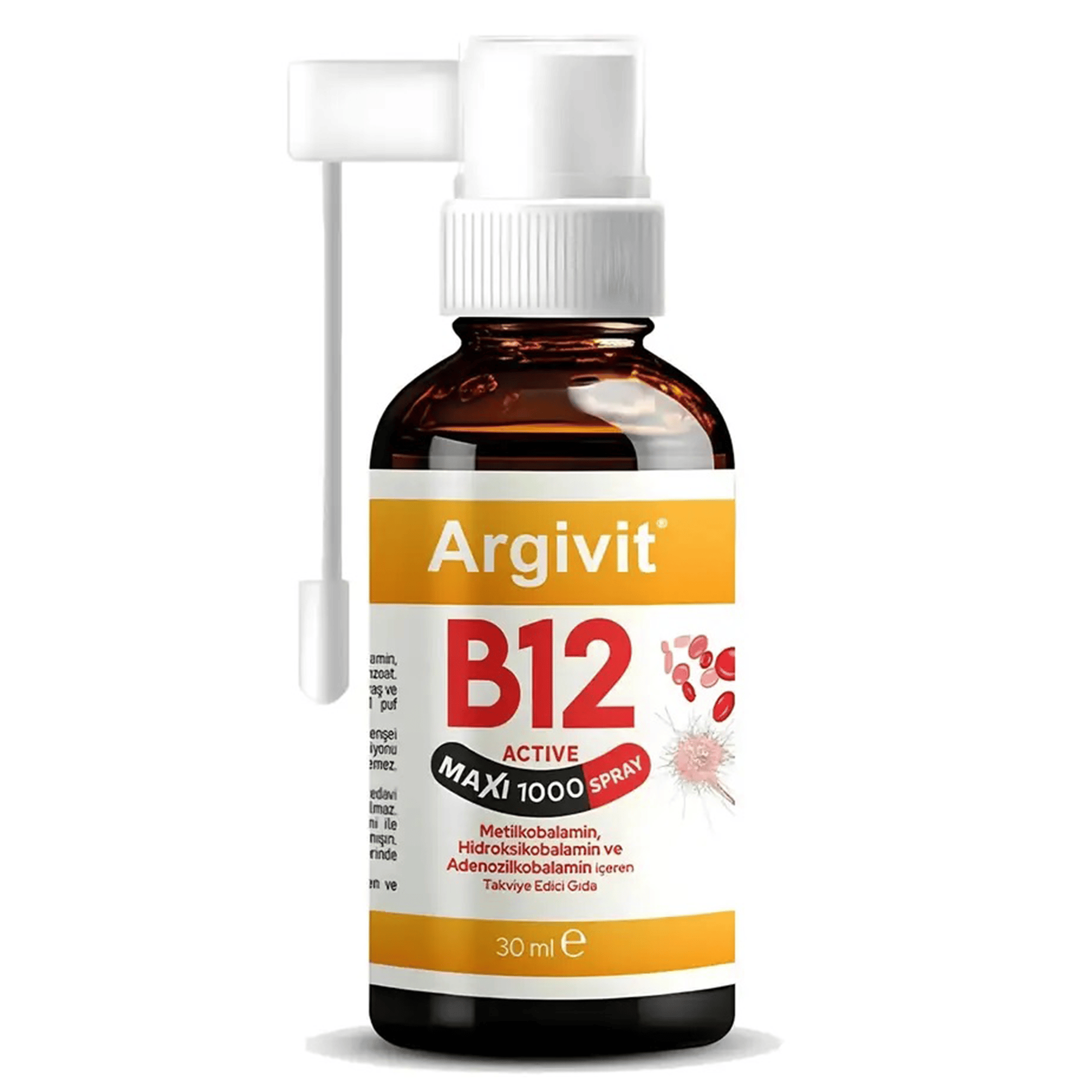 Argivit B12 Active Maxi 1000 30 ml Sprey