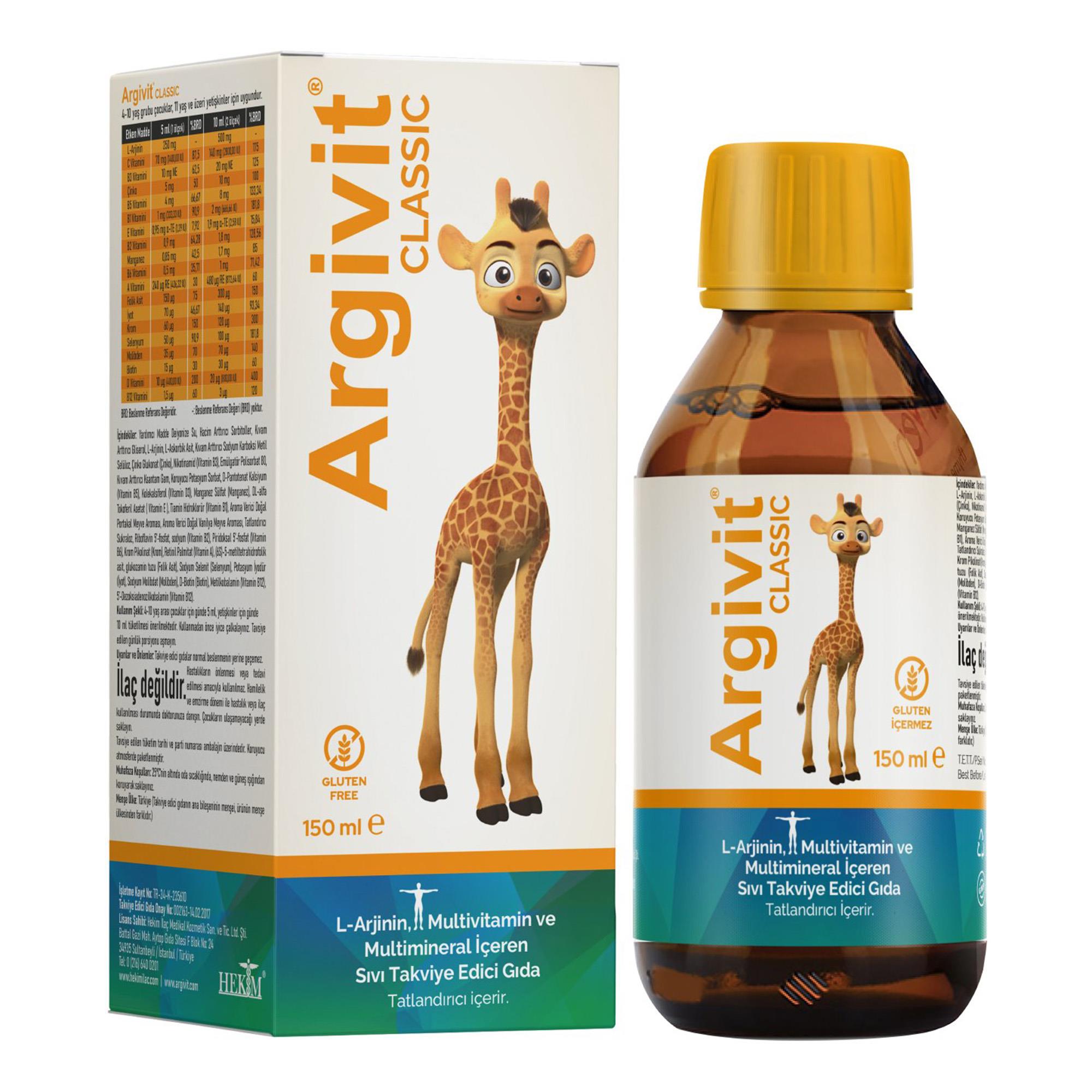 Argivit Classic Takviye Edici Gıda 150 ml 