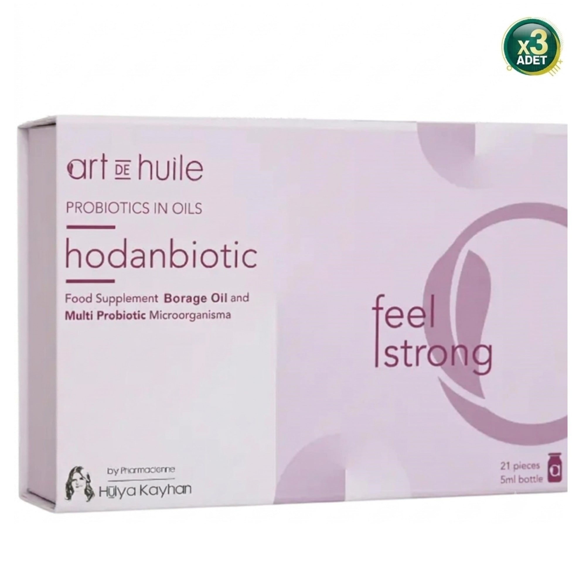 Art De Huile Hodanbıotic Probiotic 5 ml x 20'li 3 Adet
