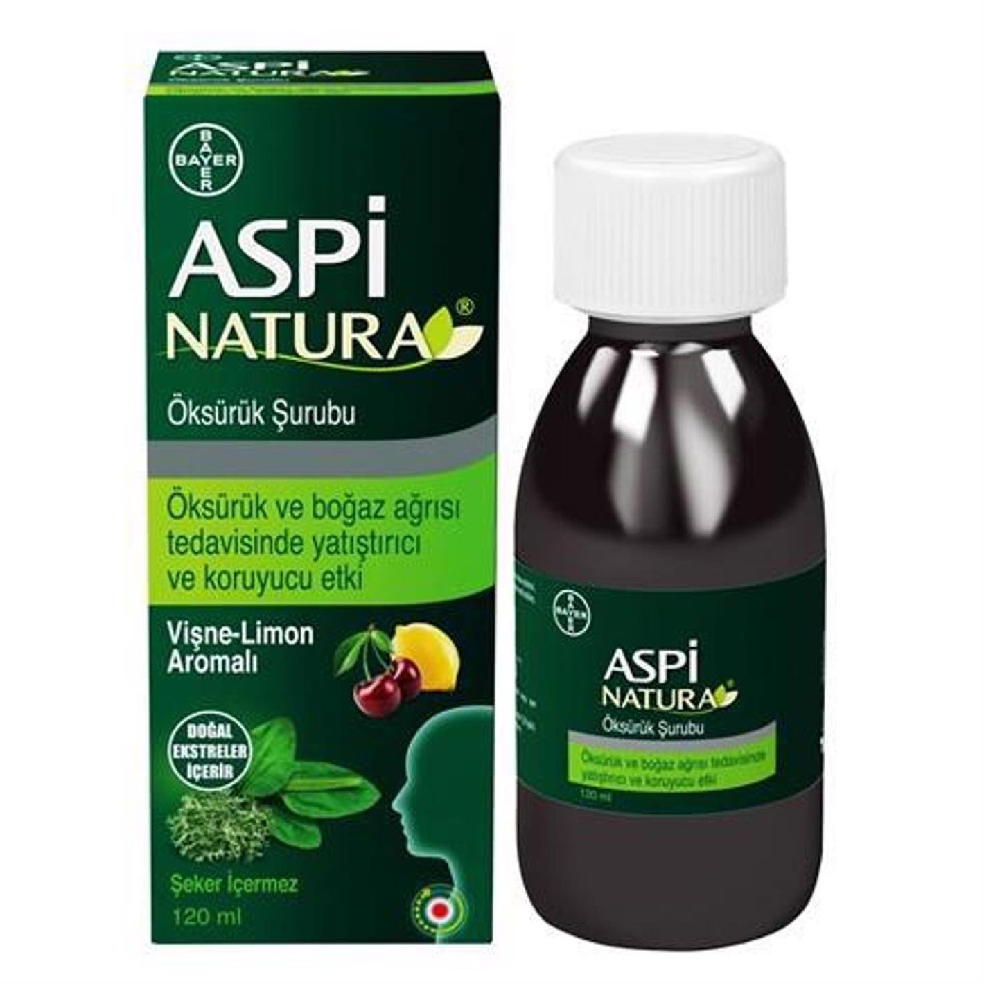 Aspinatura Öksürük Şurubu Vişne & Limon 120 ml