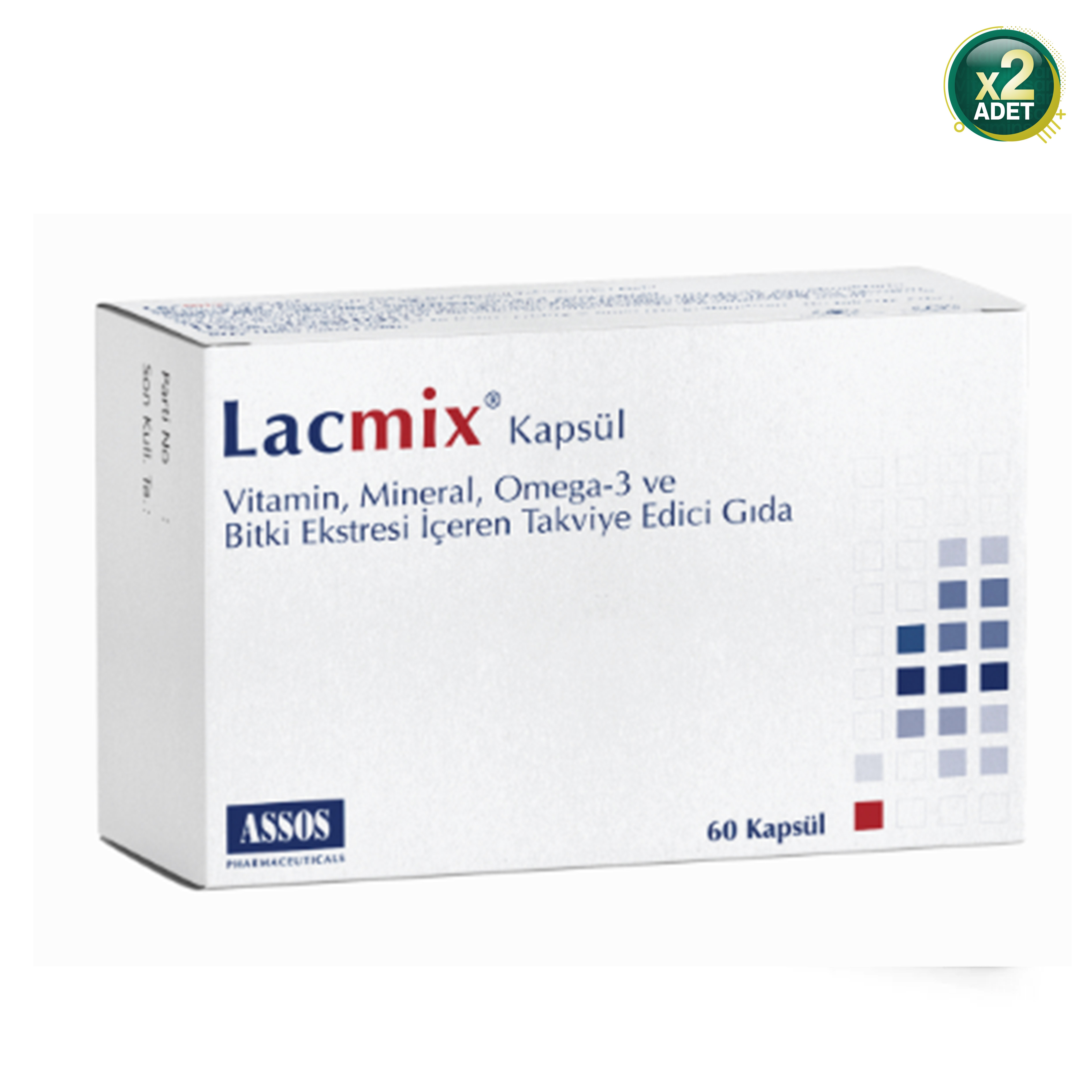 Assos Lacmix 60 Kapsül X2