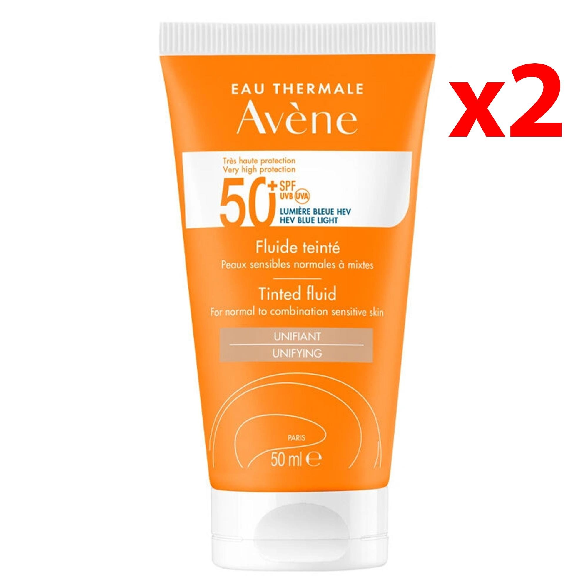 Avene Solaire SPF 50+ Tinted Fluid 50 ml 2 Adet