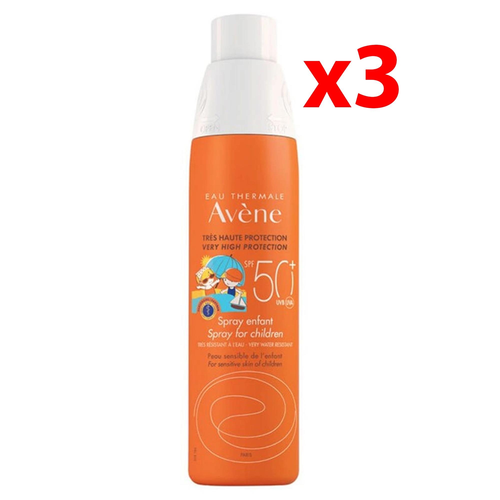 Avene Spf 50+ Children Çocuk Güneş Spreyi 200ml 3 Adet