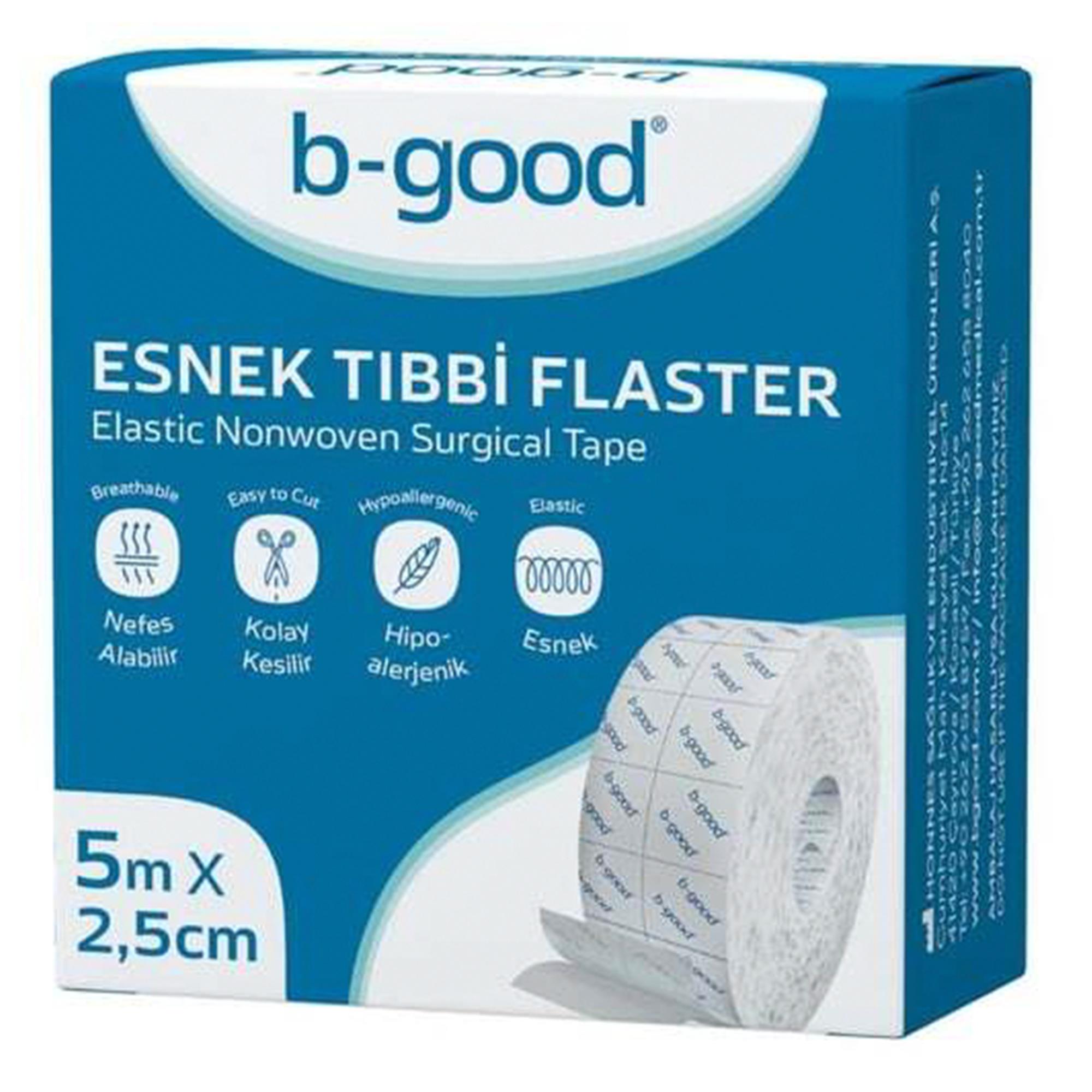 B-Good Fix 5m x 2.5cm Esnek Tıbbi Flaster