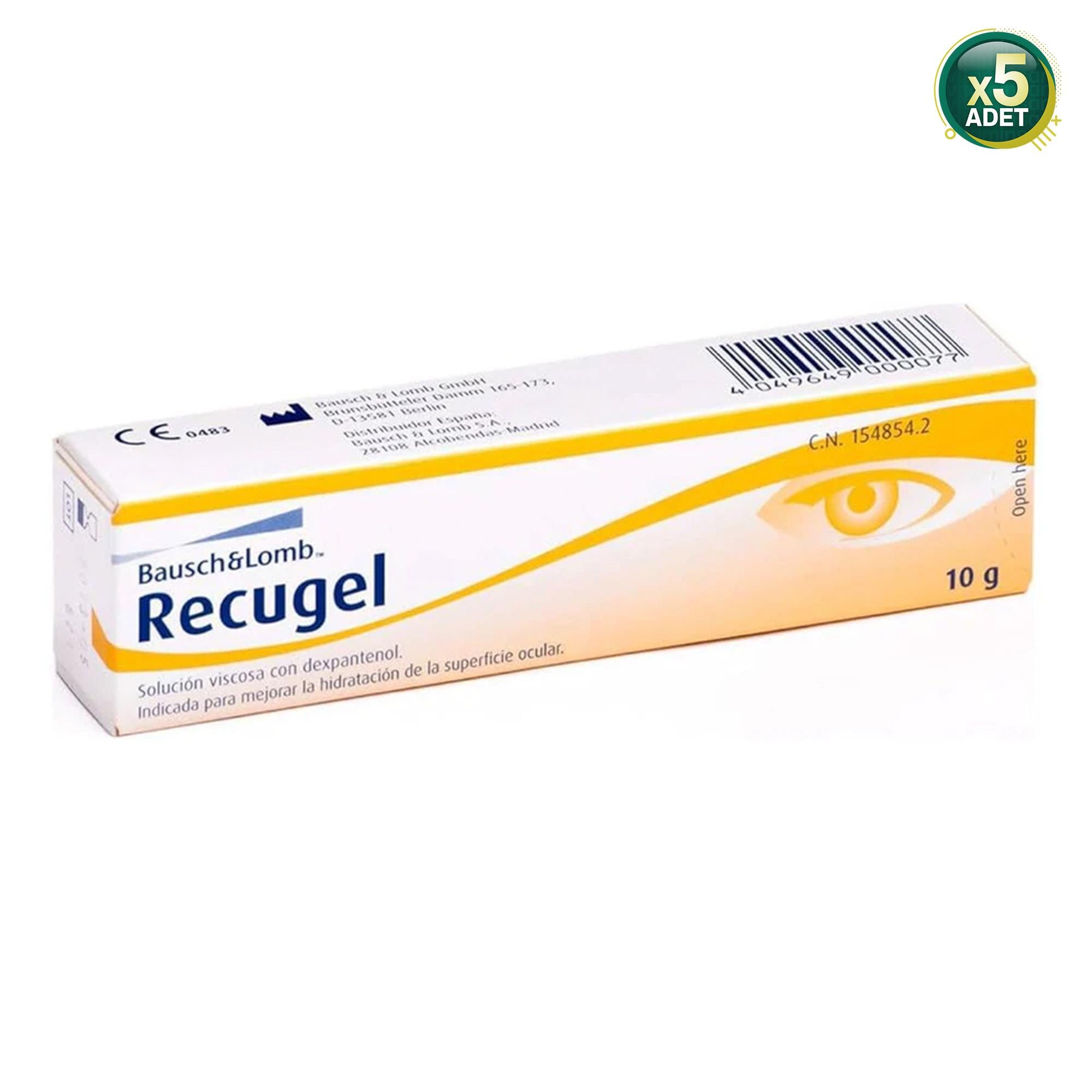 Bausch & Lomb Recugel Göz Jeli 10 gr 5 Adet