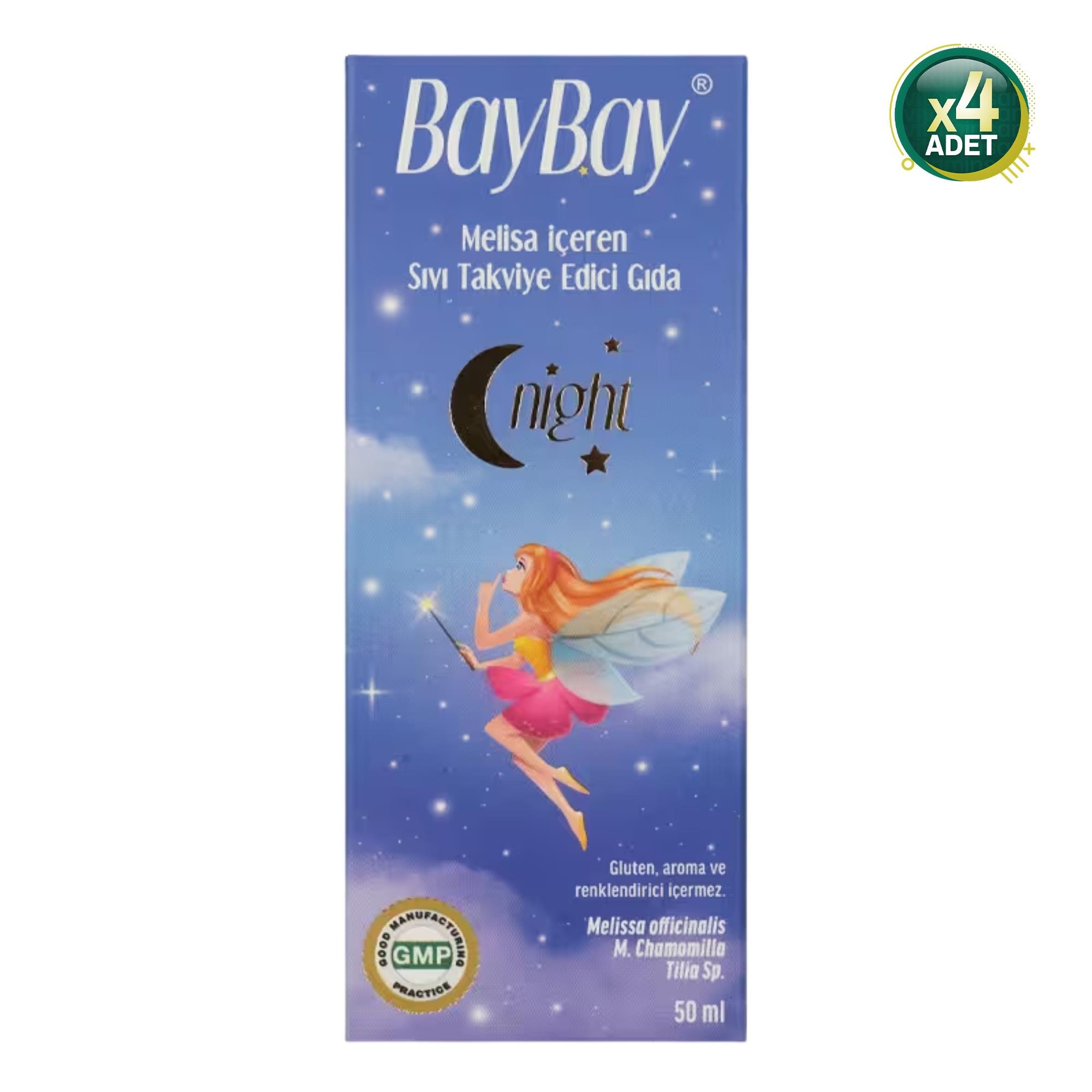 Baybay Night Damla 50 ml 4'lü