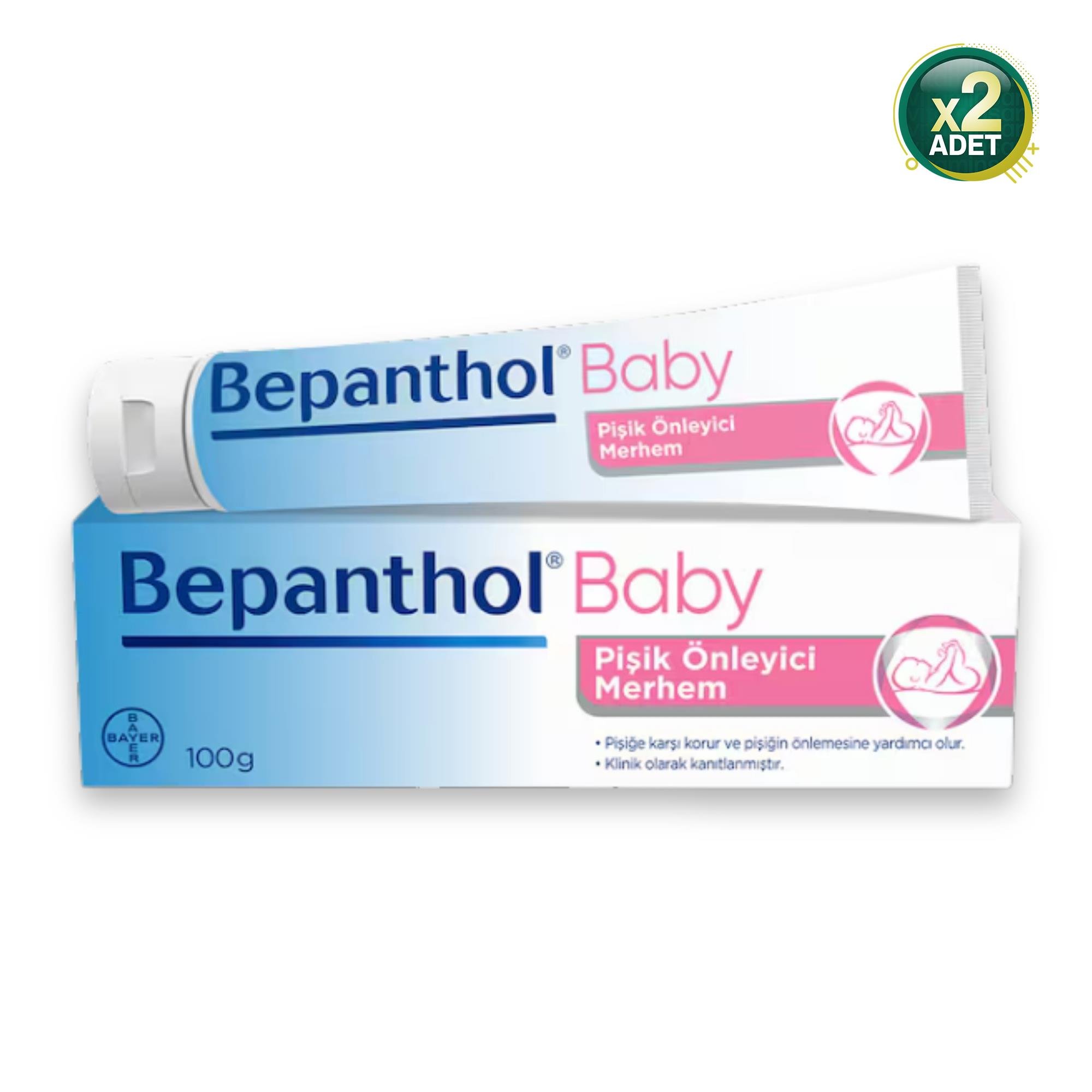 Bepanthol Baby Pişik Kremi 100 gr 2 Adet