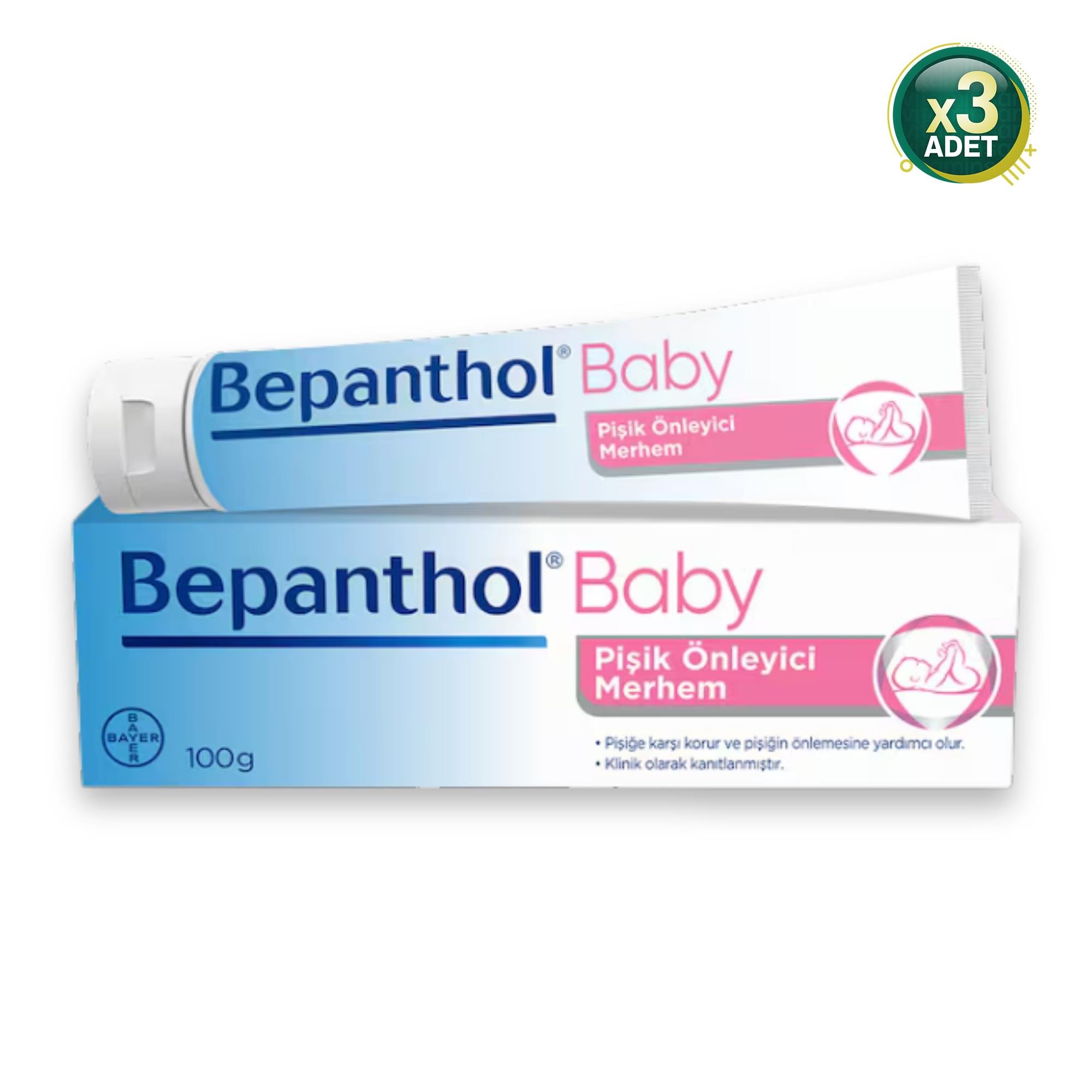 Bepanthol Baby Pişik Kremi 100 gr 3 Adet