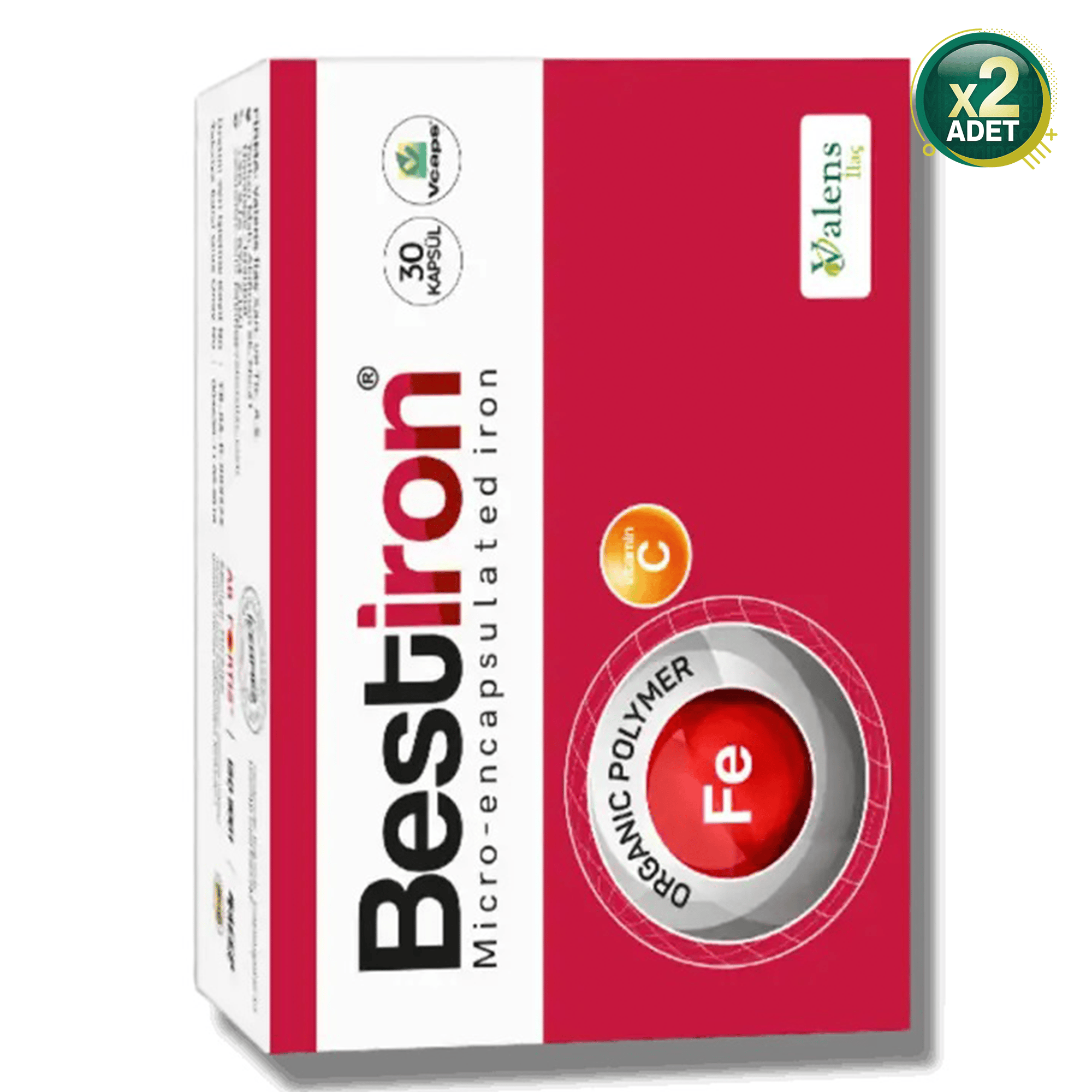 Bestiron 30 Kapsül 2'li Paket