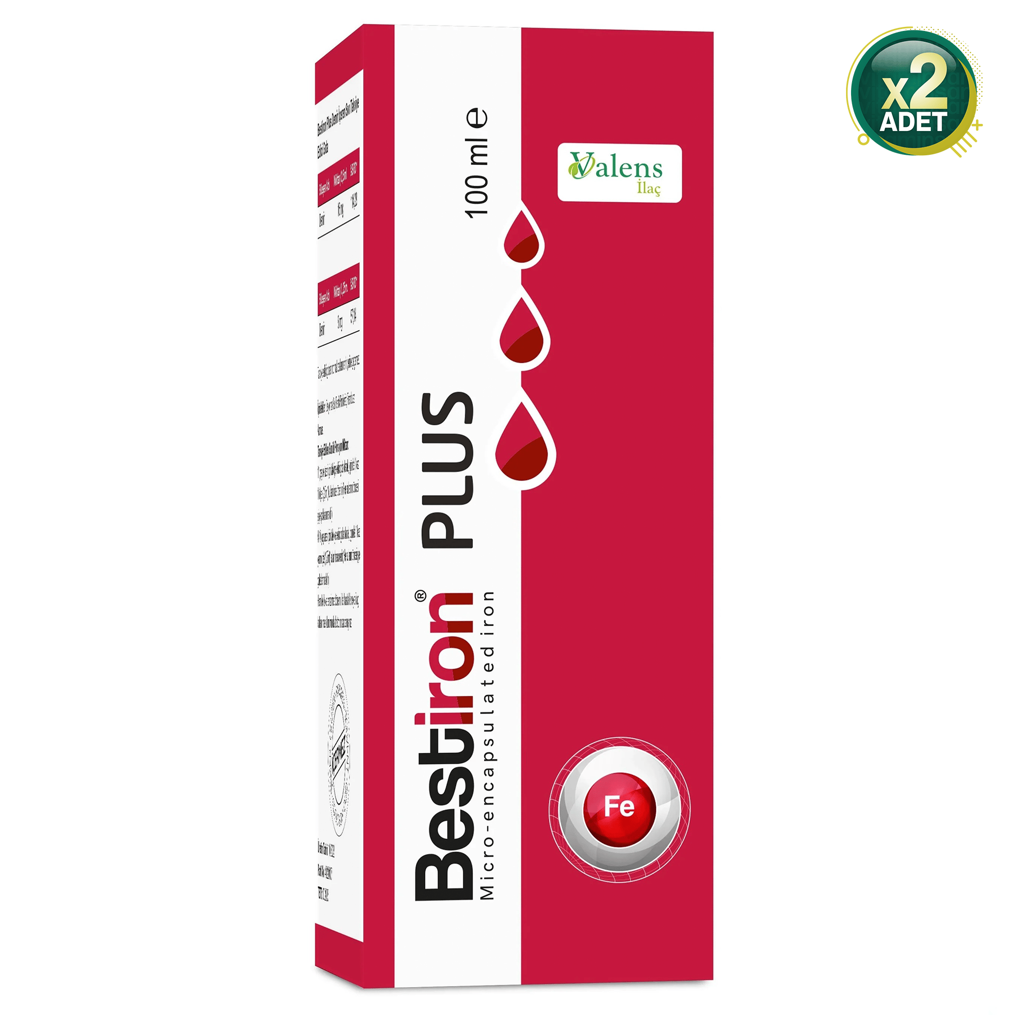 Bestiron Plus 100 ml Şurup 2'li Paket