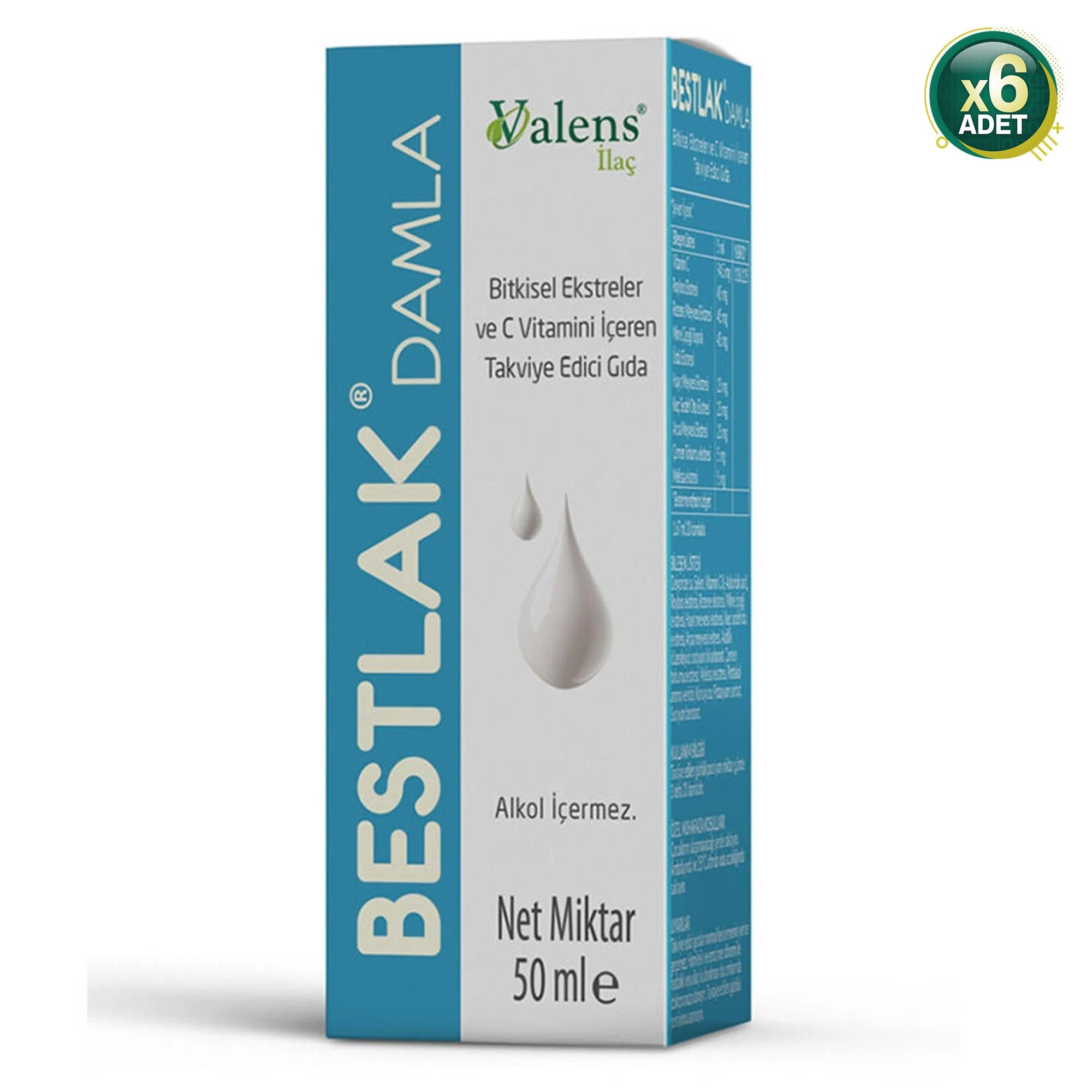 Bestlak Damla 50 ml 6 Adet