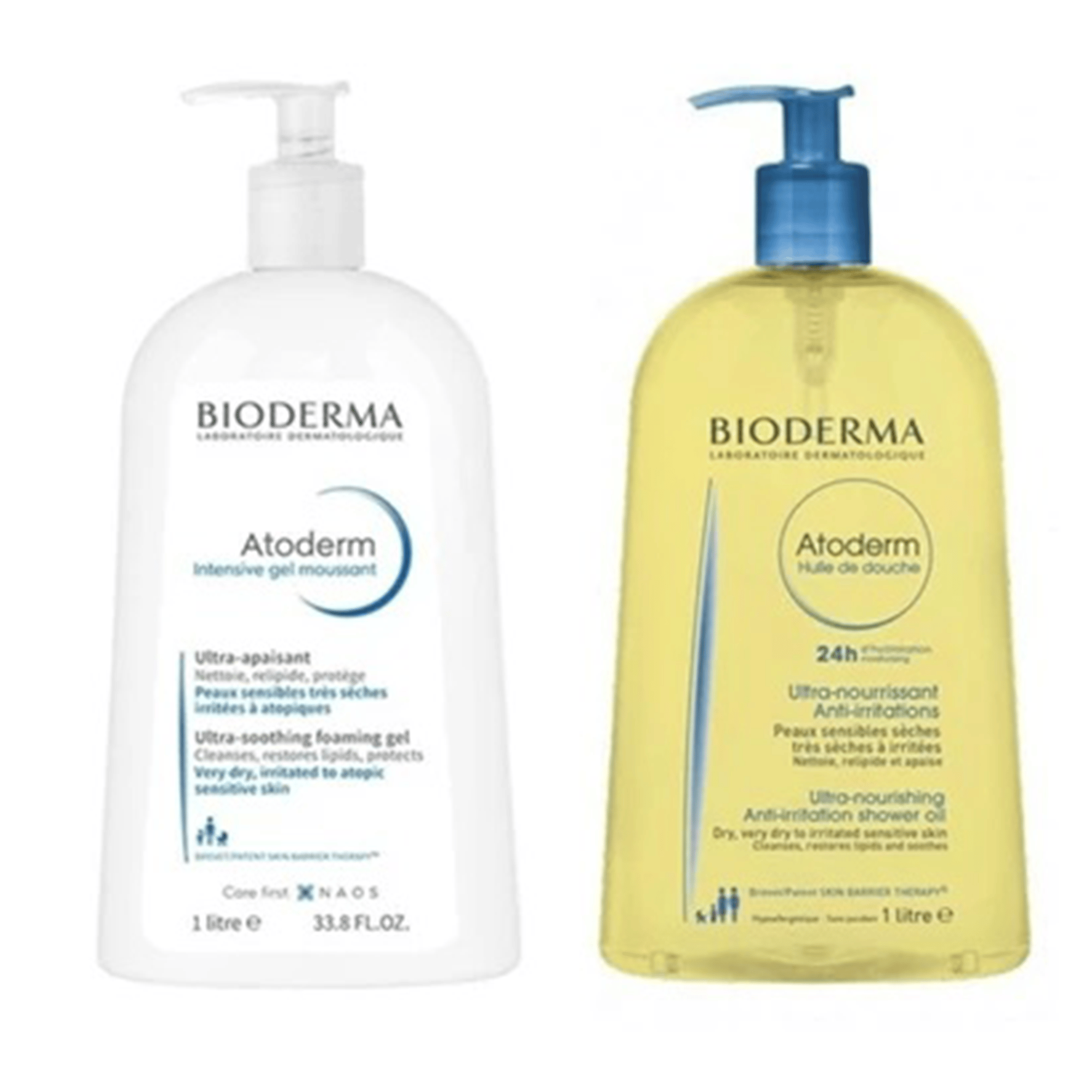 Bioderma Atoderm Intensive Foaming Gel 1000 ml + Huile De Douche Duş Yağı 1000 ml
