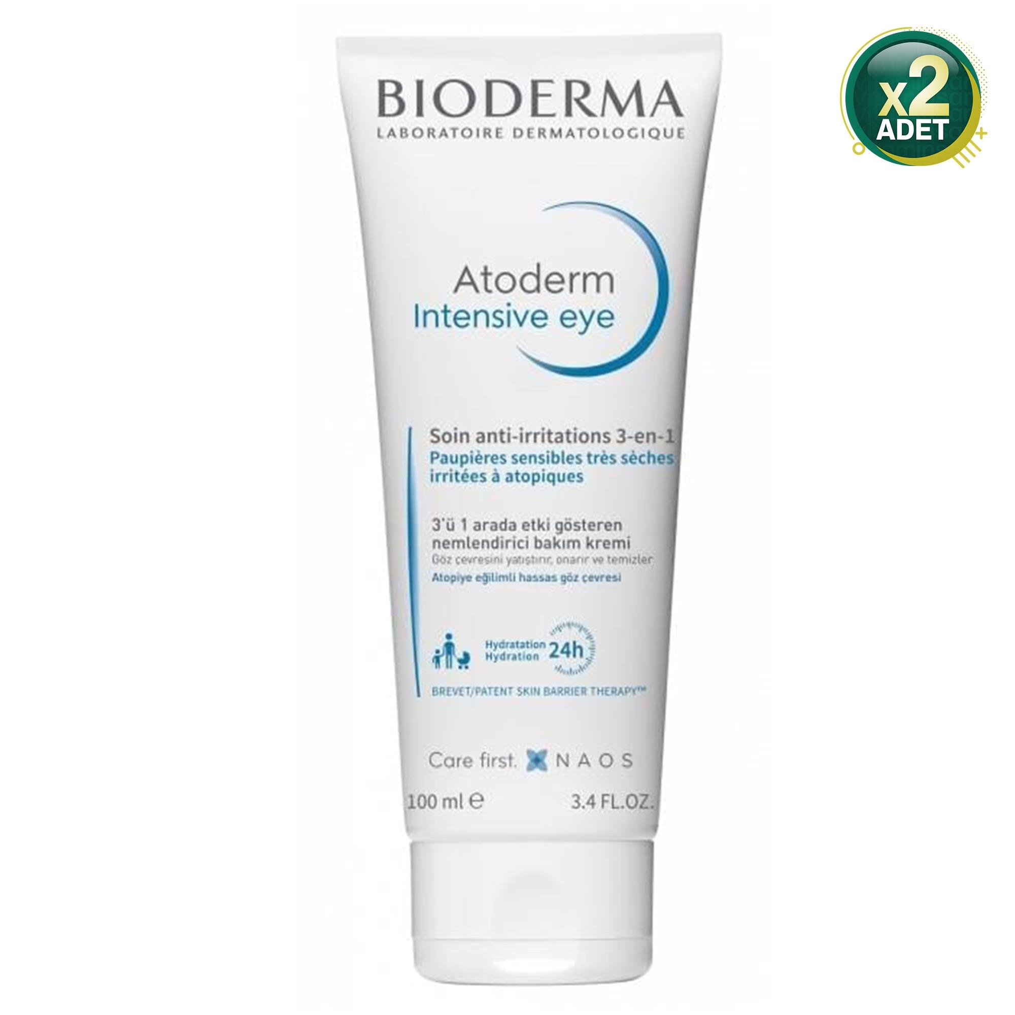 Bioderma Atoderm Intensive Göz Çevresi Kremi 100 ml 2 Adet