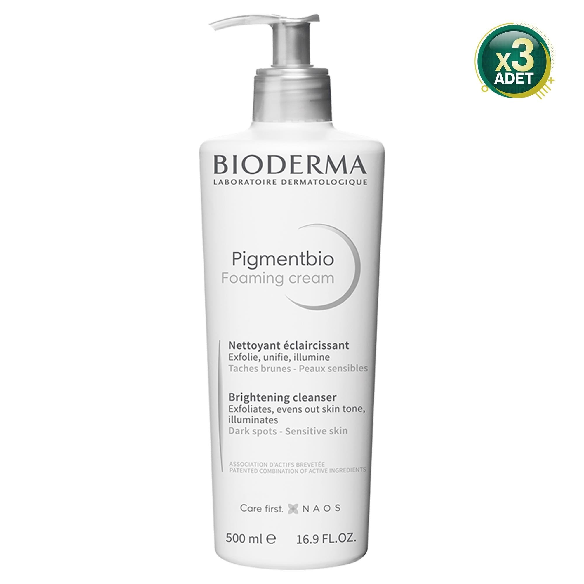 Bioderma Pigmentbio Köpük Krem Temizleyici 500 ml 3 Adet