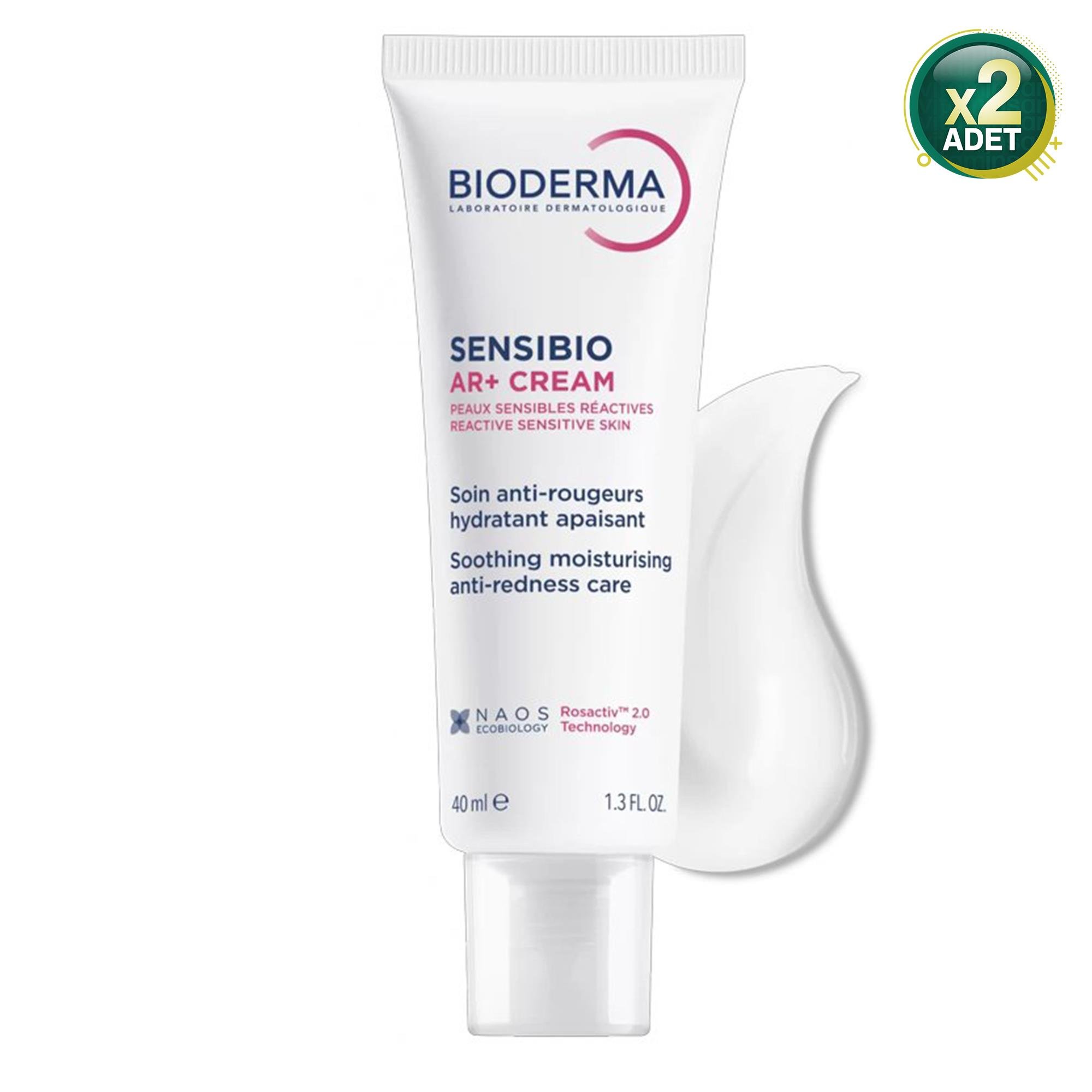 Bioderma Sensibio AR Creme 40 ml Kızarıklık Kremi 2 Adet