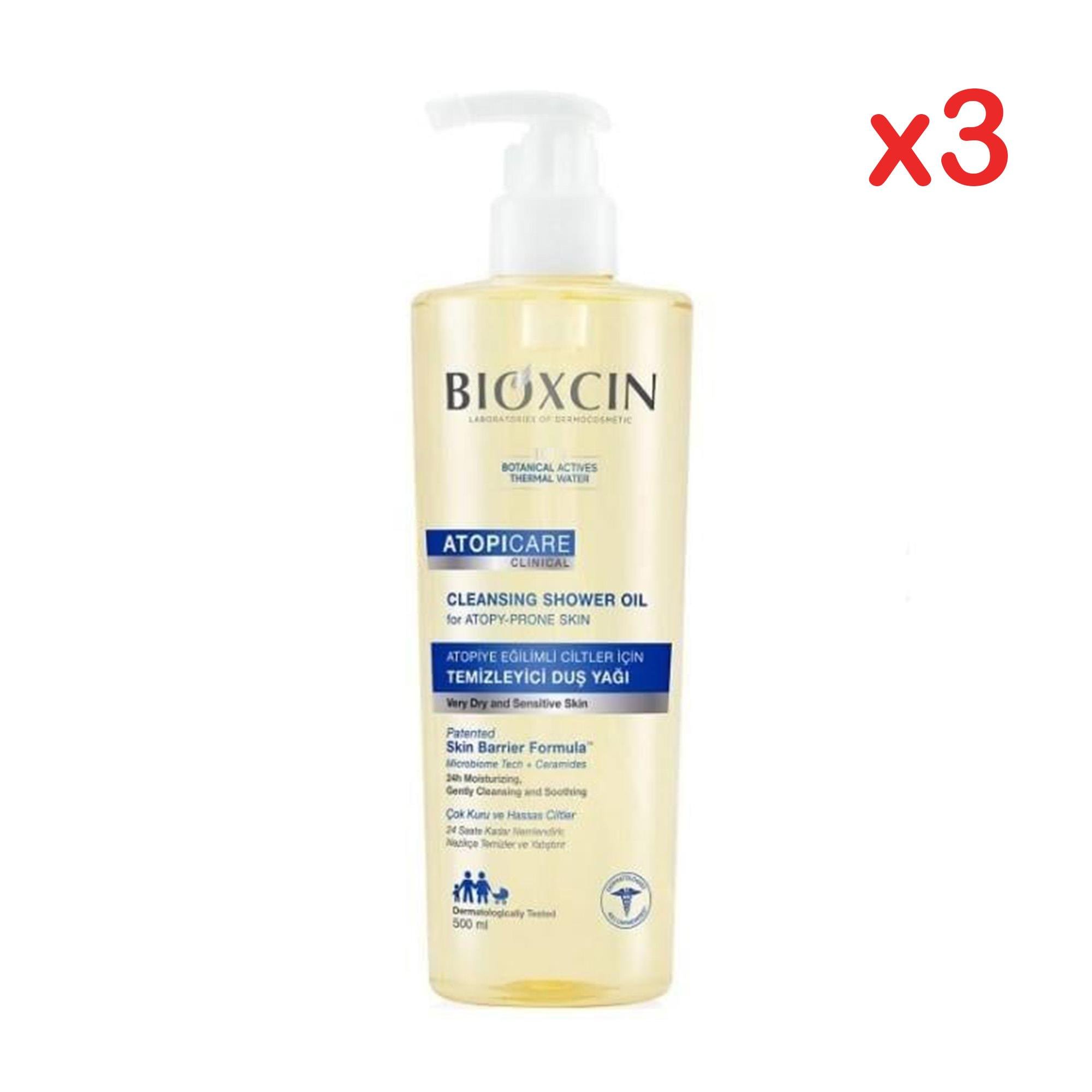 Bioxcin Atocare Temizleyici Duş Yağı 500 ml 3 Adet