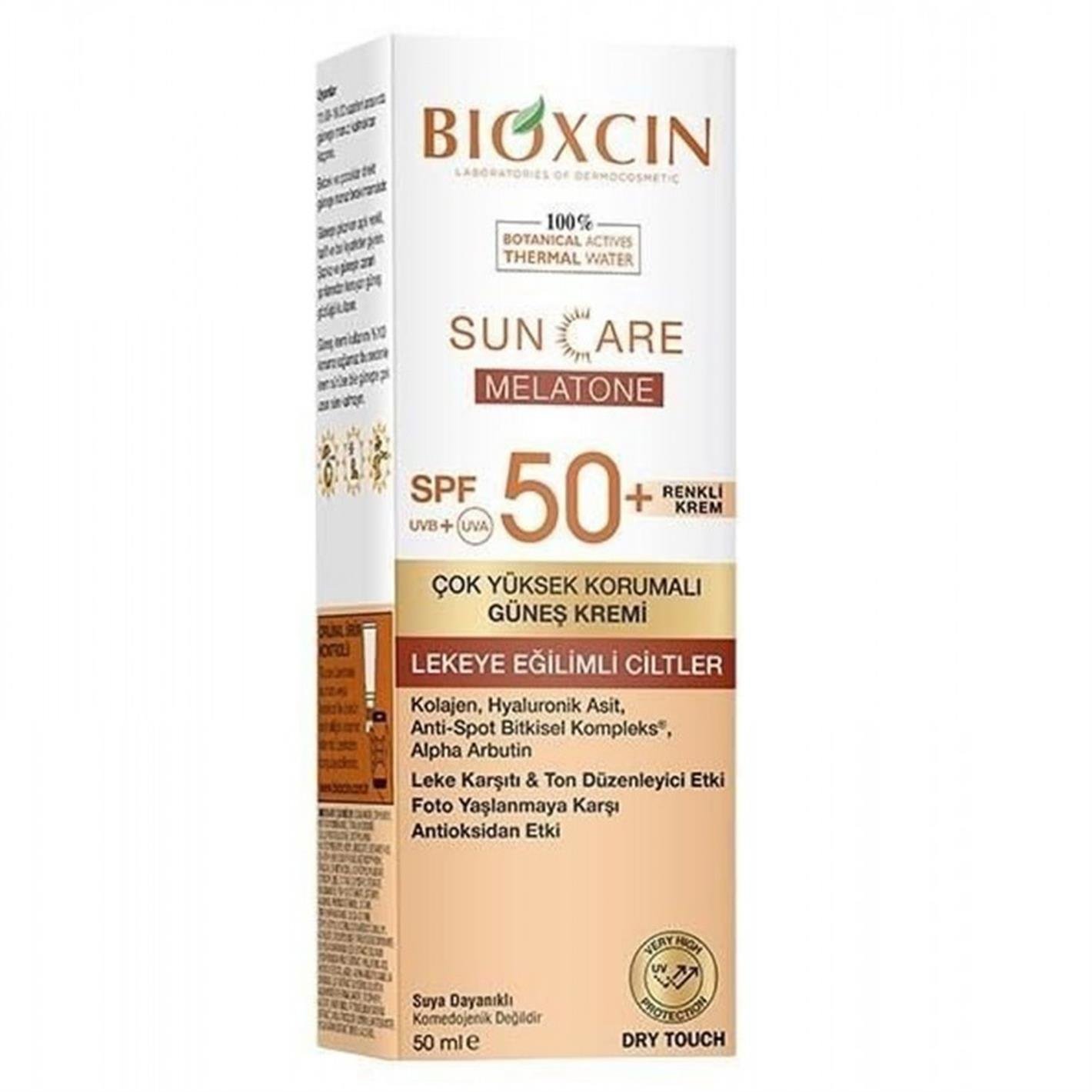 Bioxcin Sun Care Melatone Leke Eğilimli Krem Renkli SPF50 50 ml