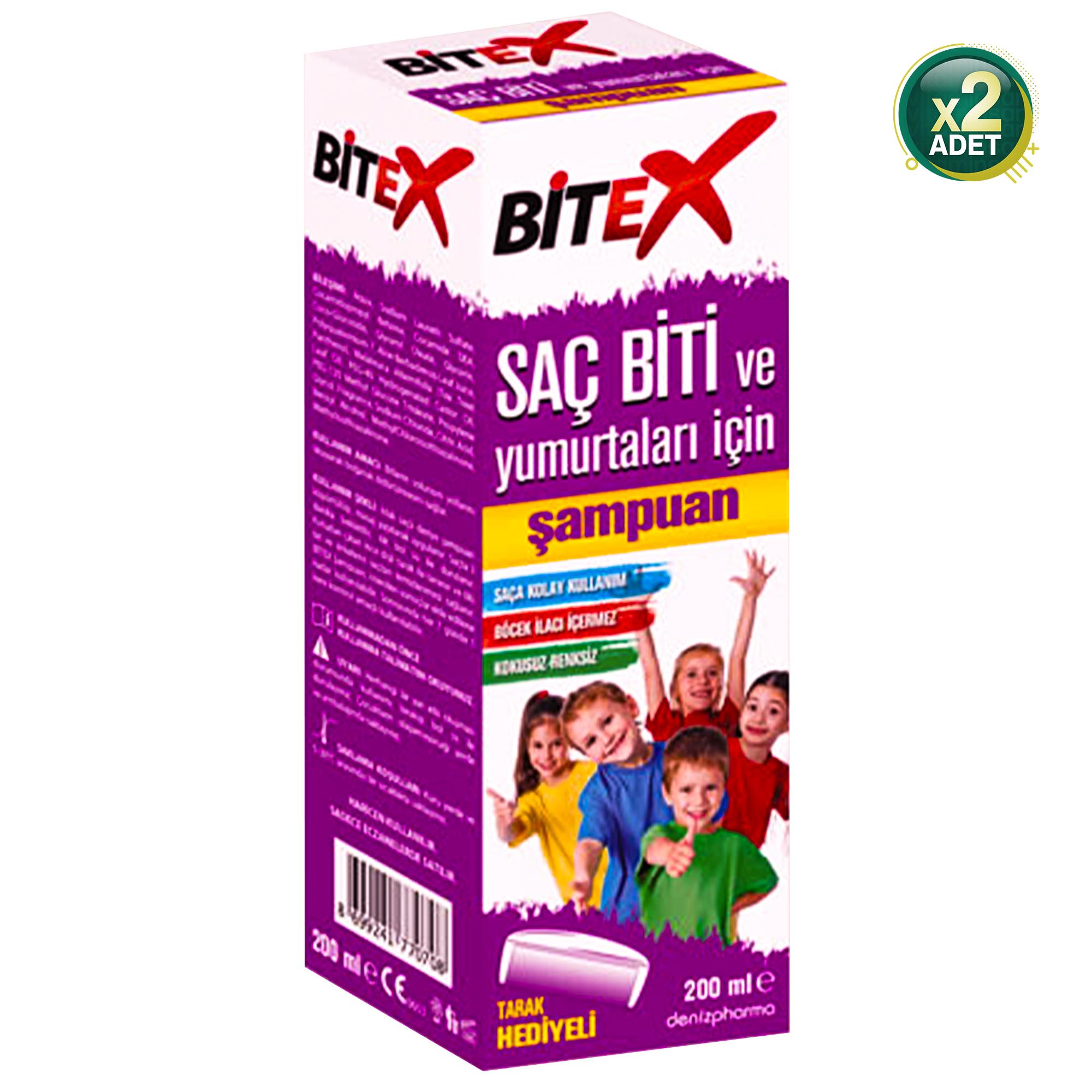 Bitex Bit ve Sirke Şampuanı 200 ml 2 Adet