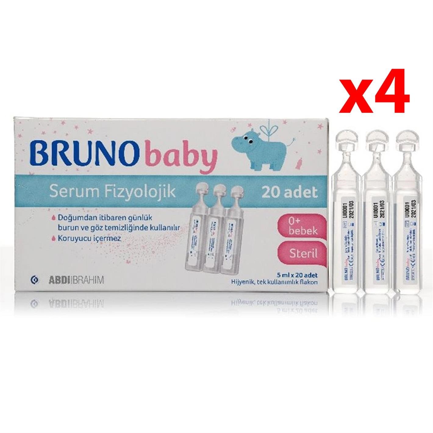 Bruno Baby Serum Damla 5 ml x 20 Adet 4 Adet