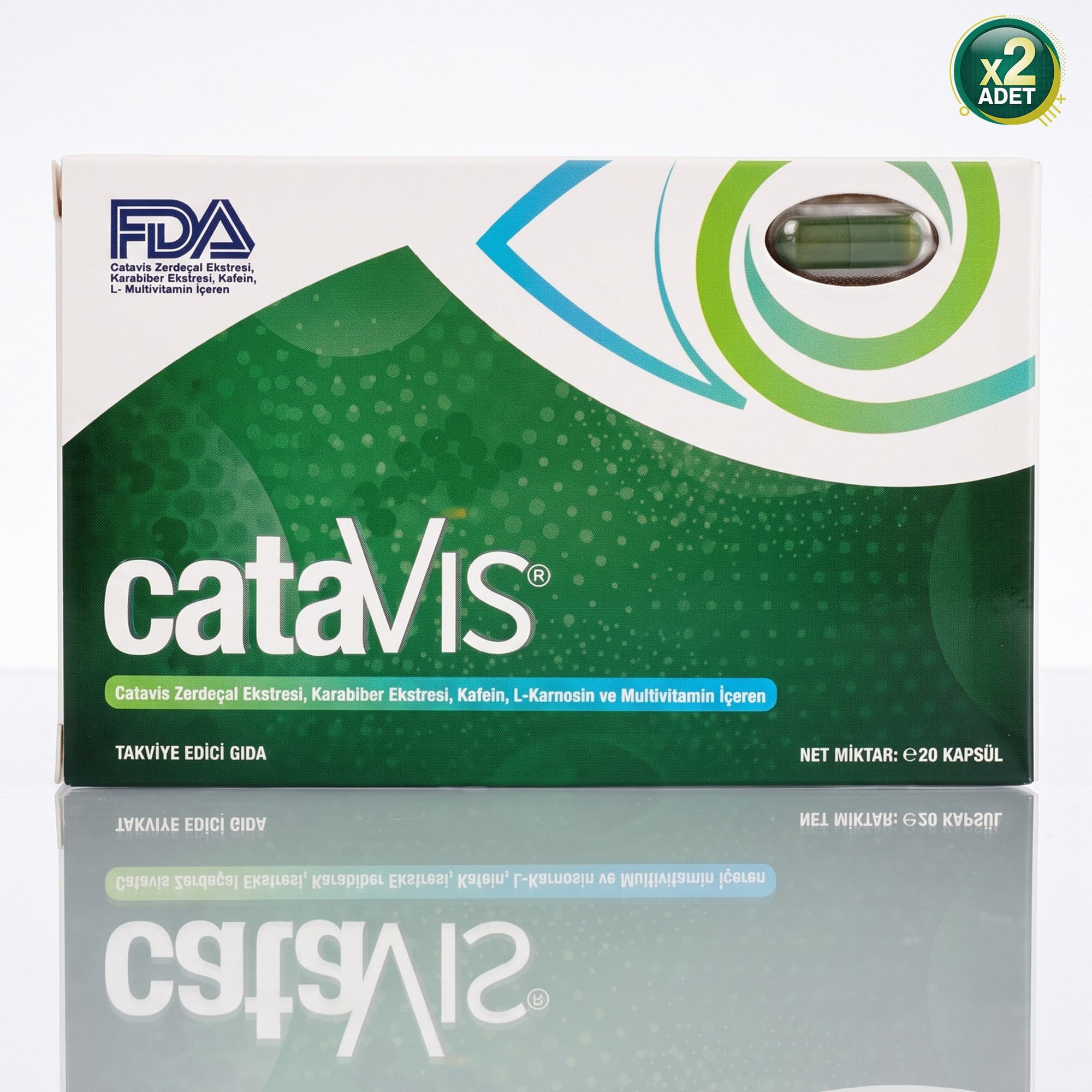 CataVIS 20 Kapsül 2'li Paket