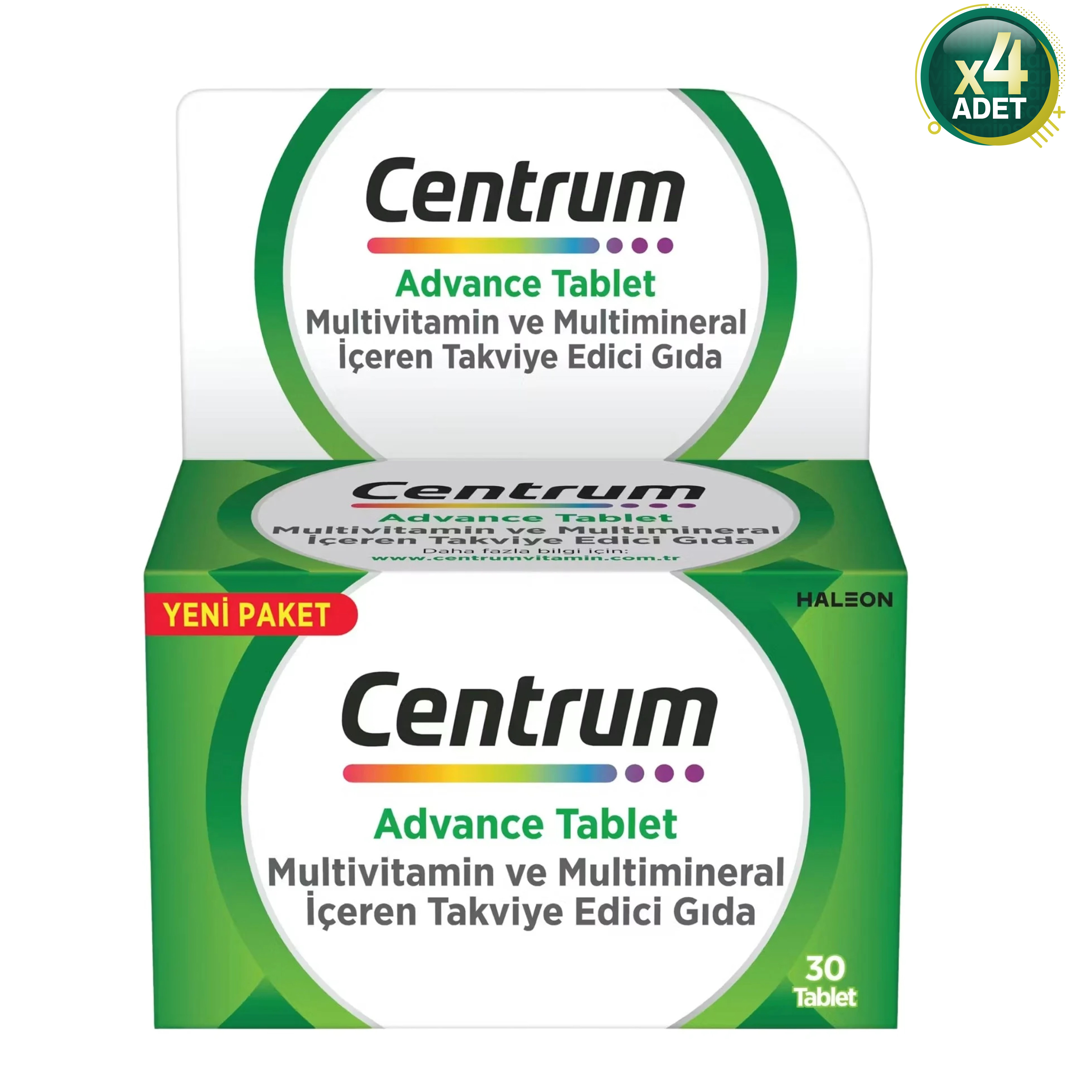 Centrum Advance Multivitamin 30 Tablet 4 Adet