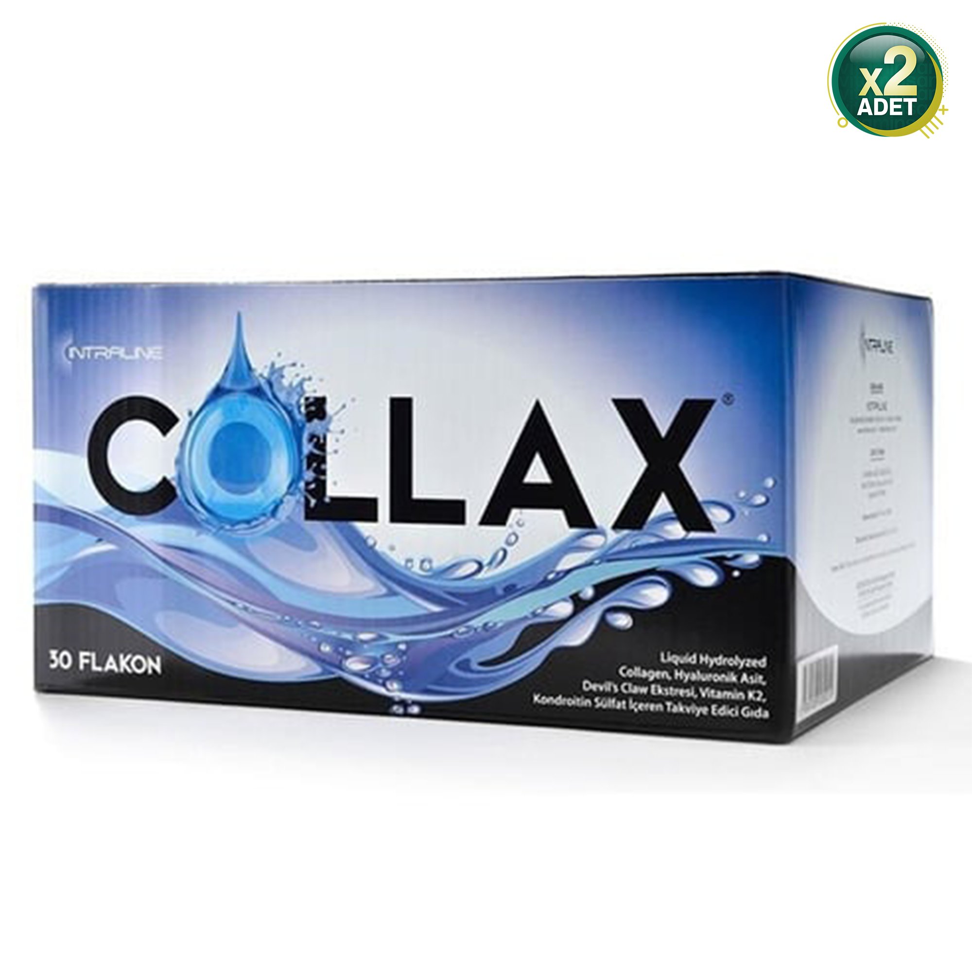 Collax Enzimatik Hidrolize Kolajen 30 Flakon 2 Adet