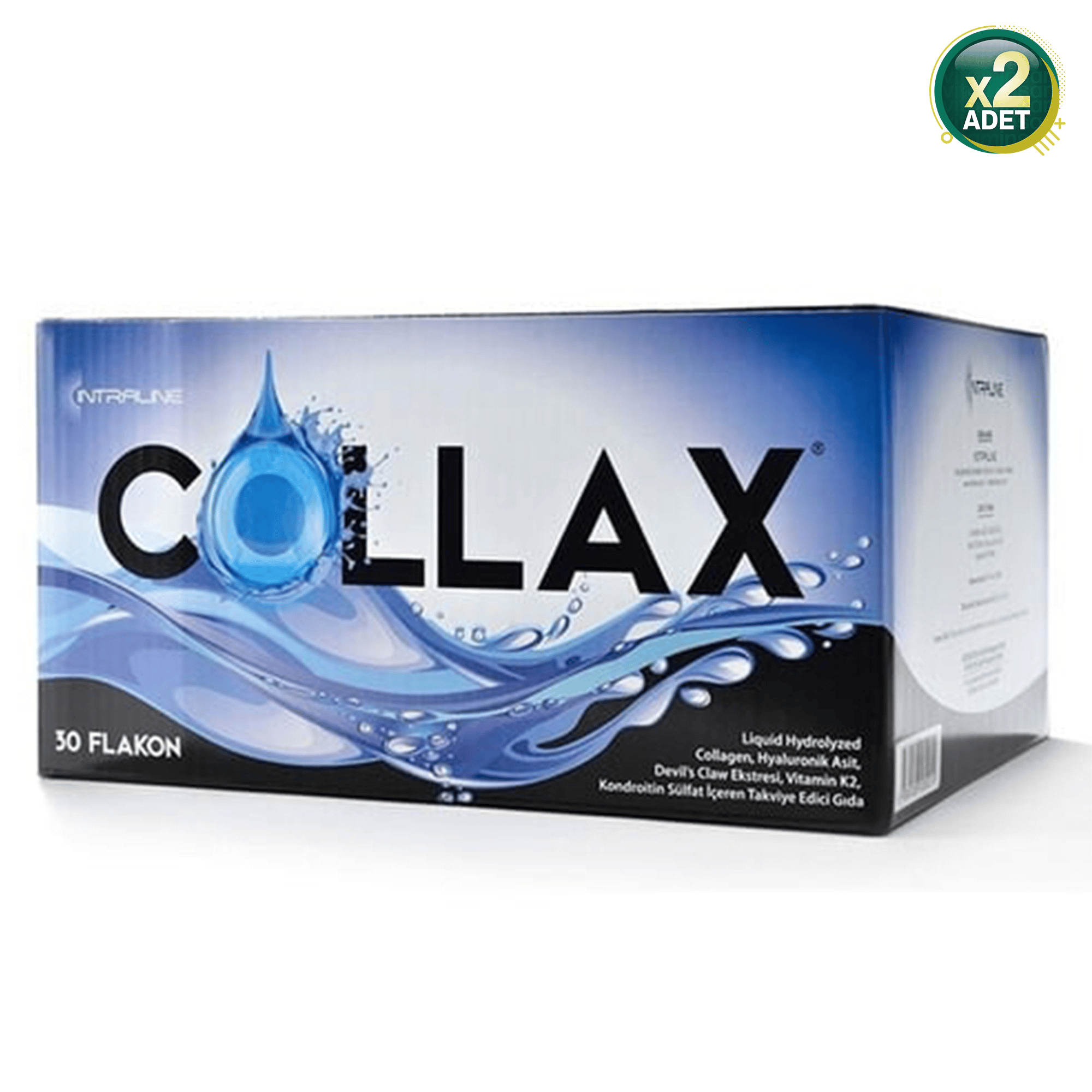 Collax Enzimatik Hidrolize Kolajen 30 Flakon 2 Adet