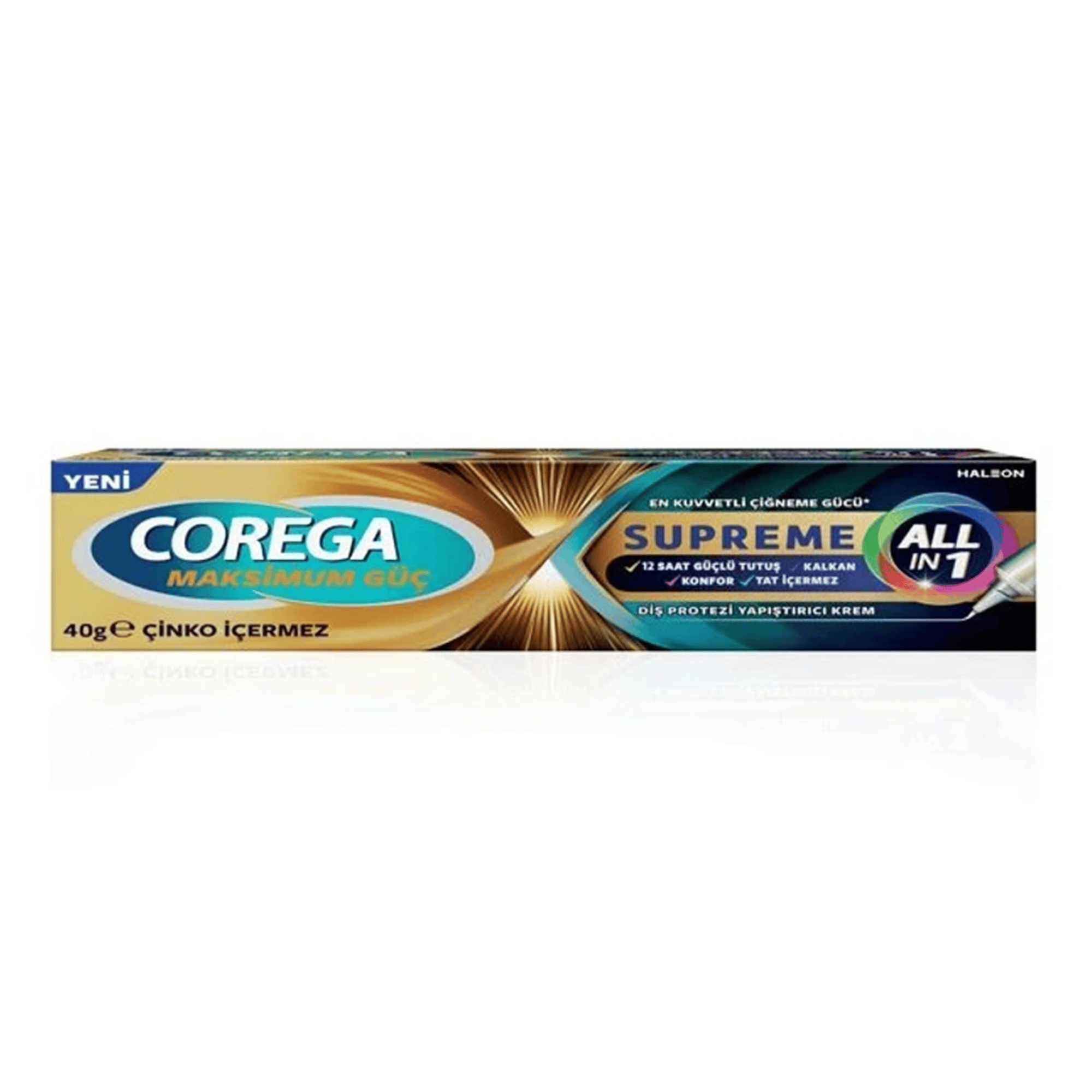 Corega Supreme Maksimum Güç Diş Protezi Yapıştırıcı Krem 40 Gr