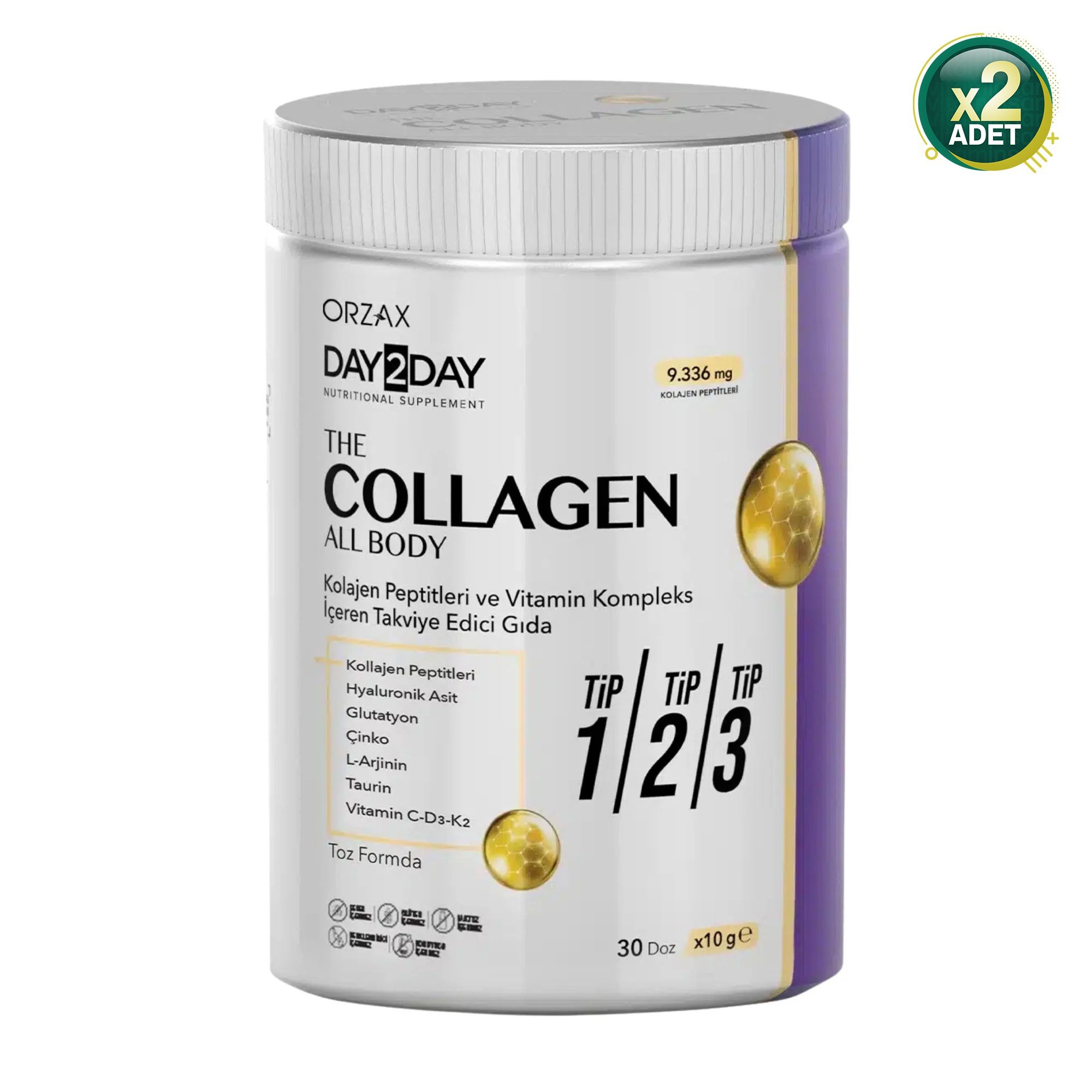 Day2Day The Collagen All Body 300 gr 2 Adet