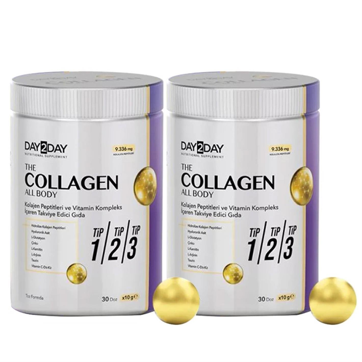 Day2Day The Collagen All Body 300 gr x 2 Adet -1 Alana 1 Hediye