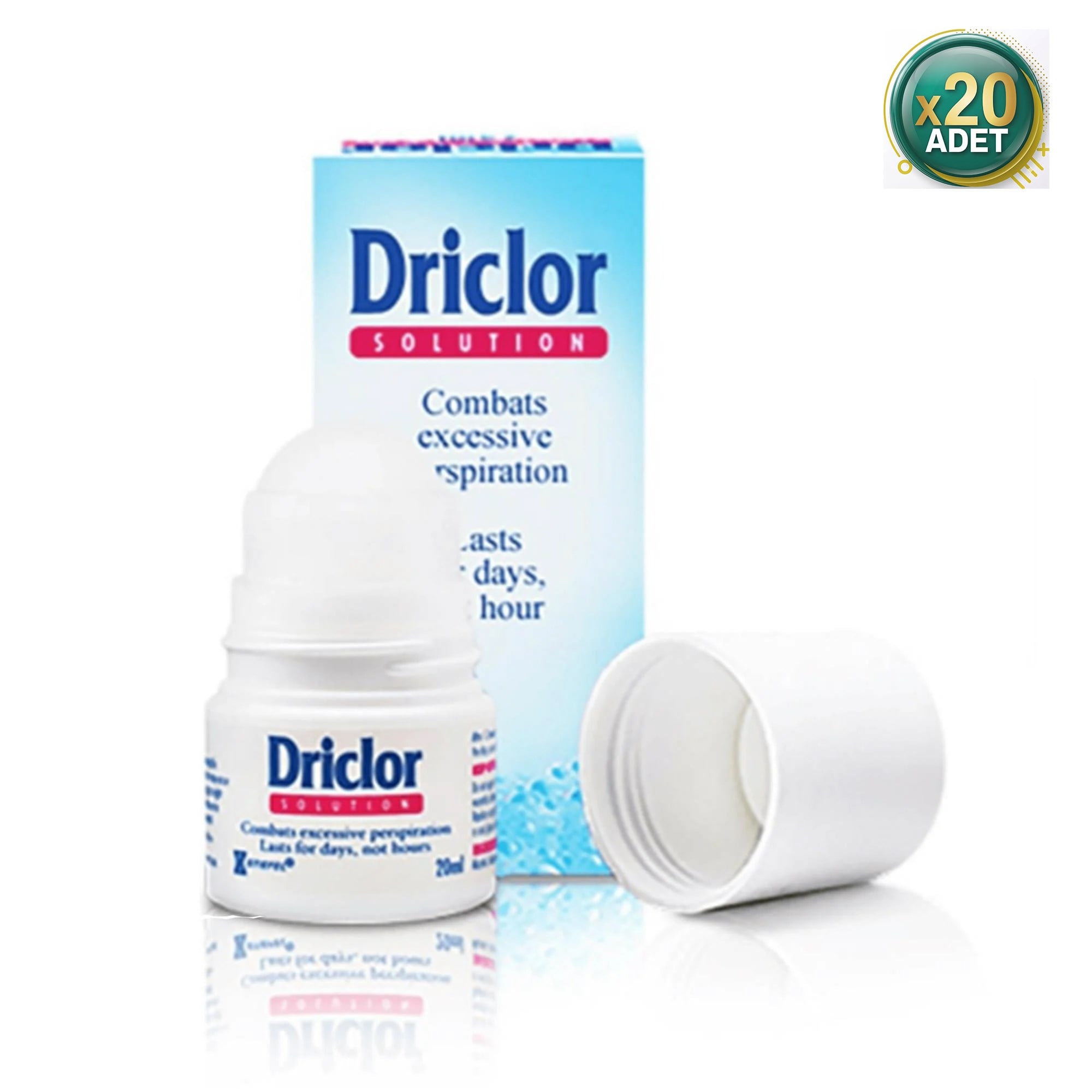 Driclor Antiperspirant 20 ml Roll-On 20 Adet