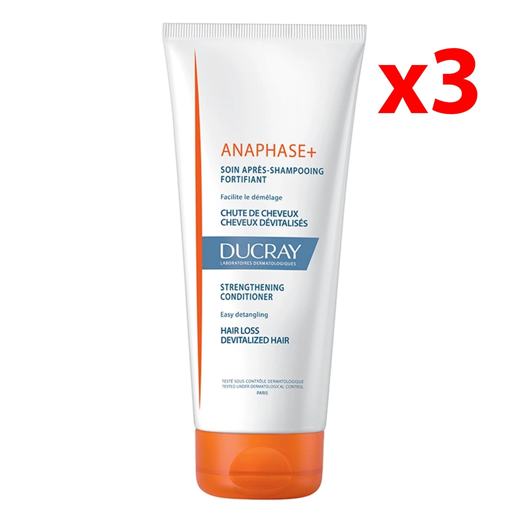 Ducray Anaphase+ Besleyici ve Güçlendirici Saç Kremi 200 ml 3 Adet