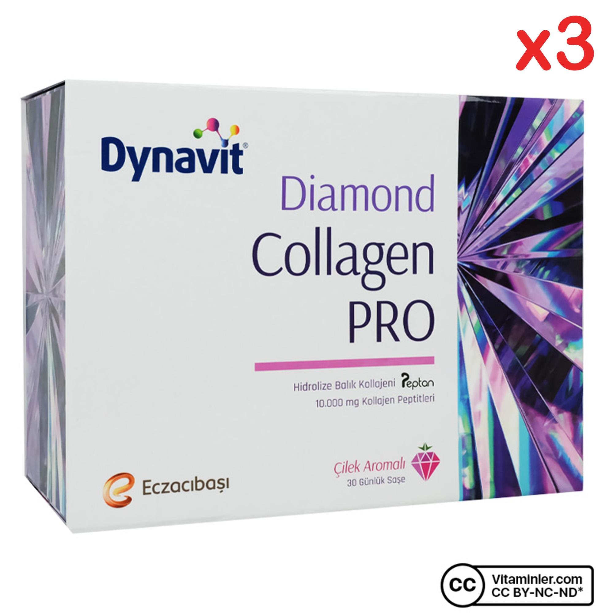 Dynavit Diamond Nmn Collagen Pro 30 Saşe 3 Adet