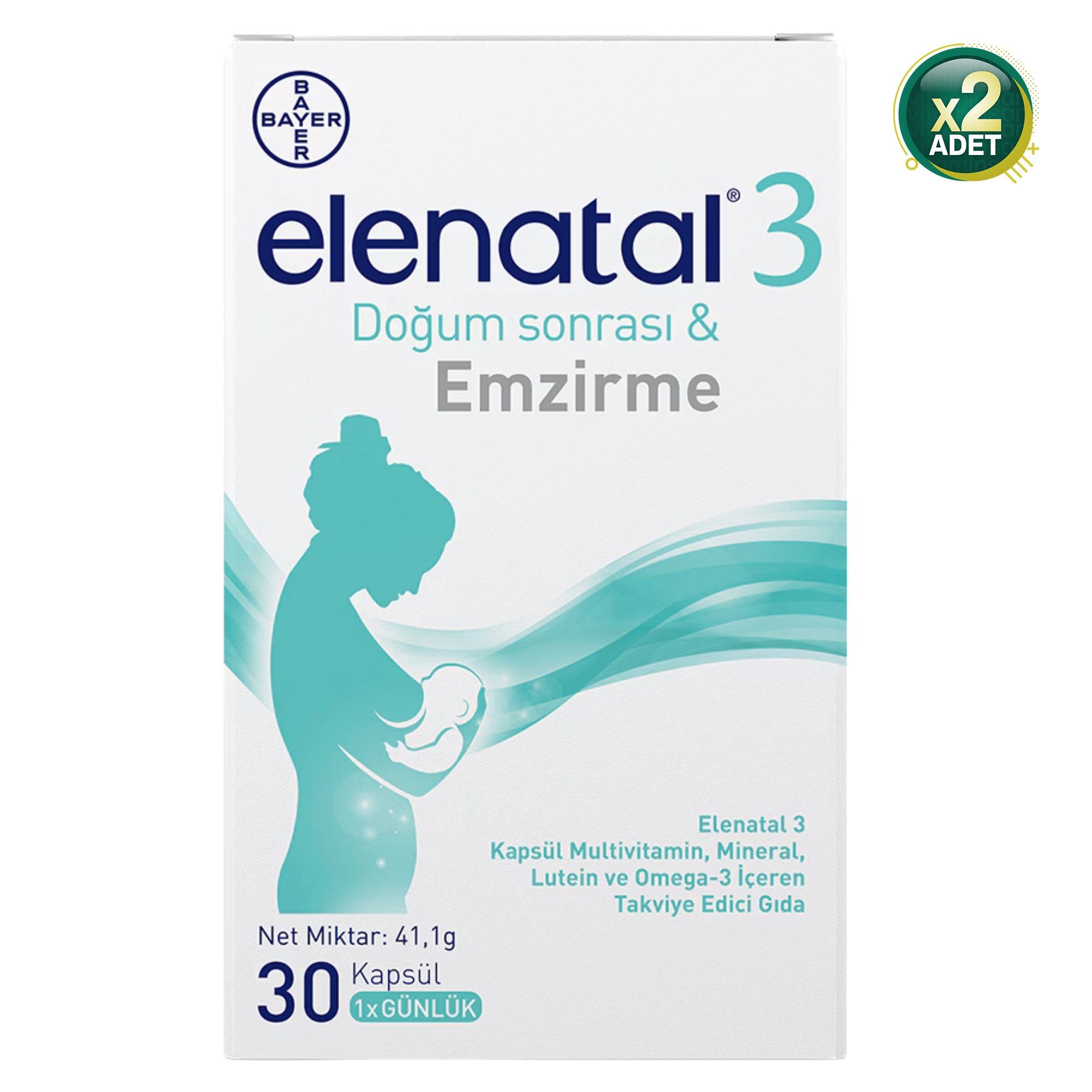 Elenatal 3 30 Kapsül 2'li