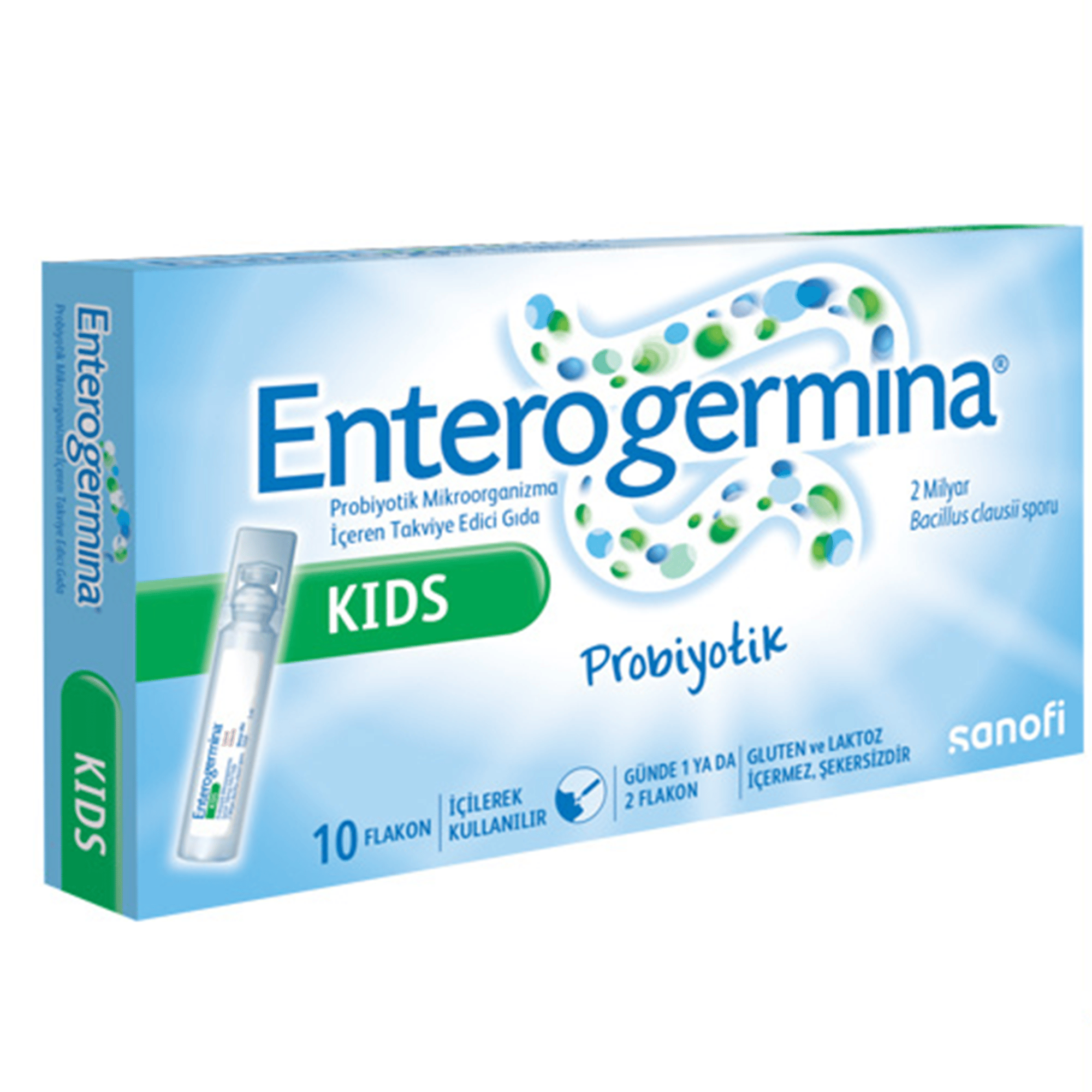 Enterogermina Kids Çocuklar için Takviye Edici Gıda 50ml 5ml x 10 Flakon