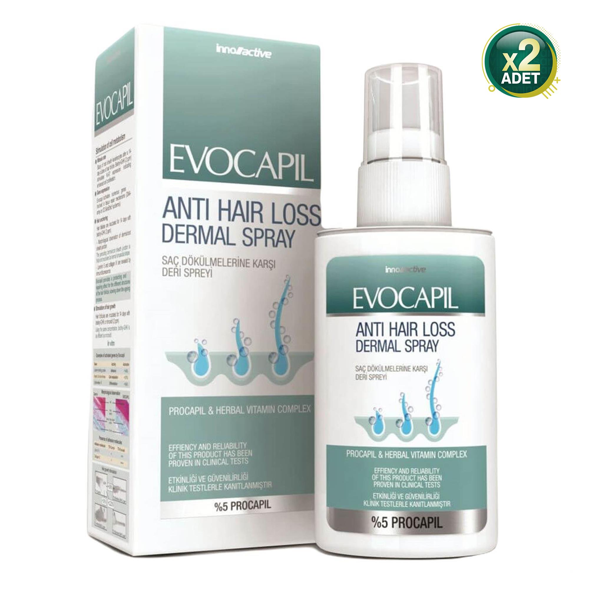 Evocapil Anti Hair Loss Dermal Spray 60 ml 2 Adet