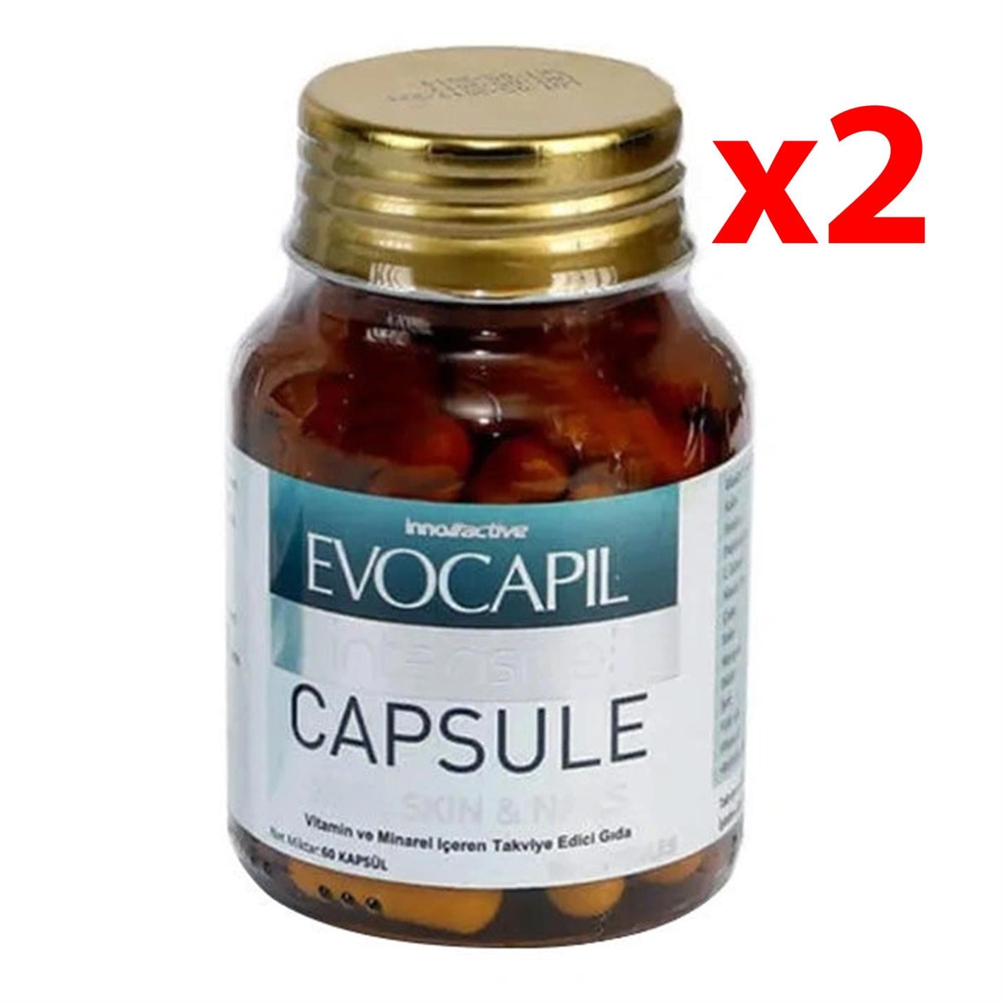 Evocapil Hair Skin Nails 60 Kapsül 2 Adet