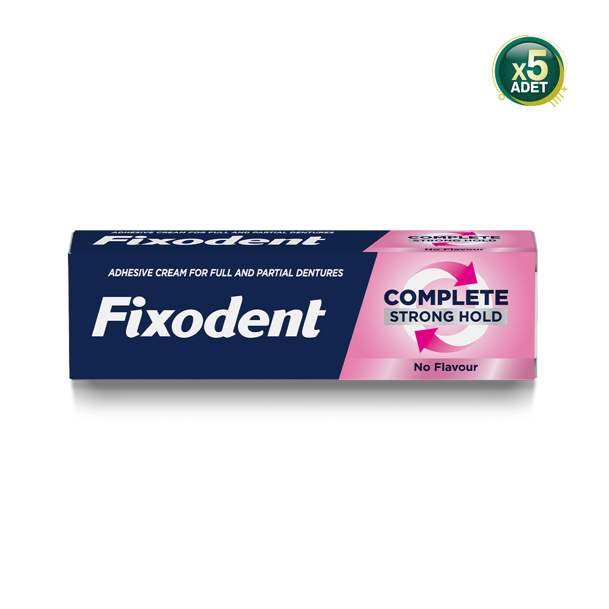 Fixodent Complete Güçlü Tutuş Tat İçermez 47 Gr 5 Adet