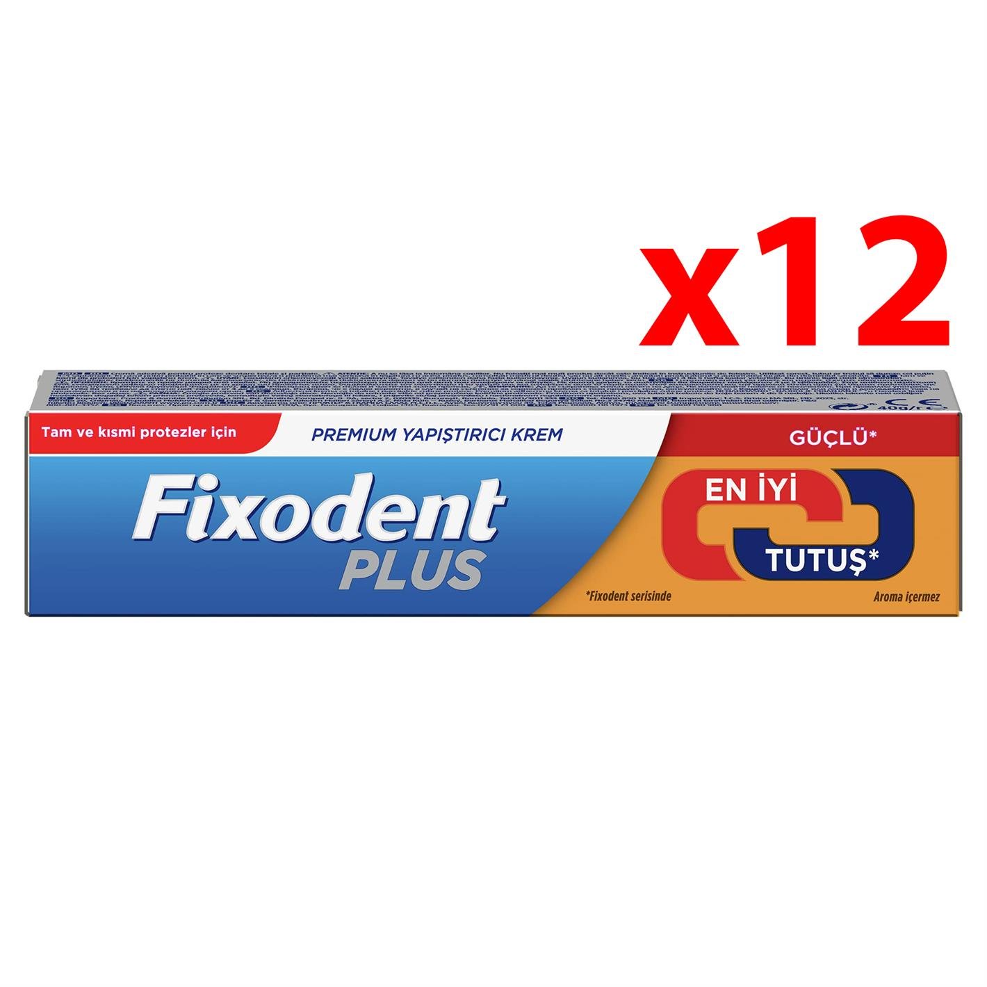 Fixodent Plus Best Hold Güçlü Tutuş 40 gr 12 Adet