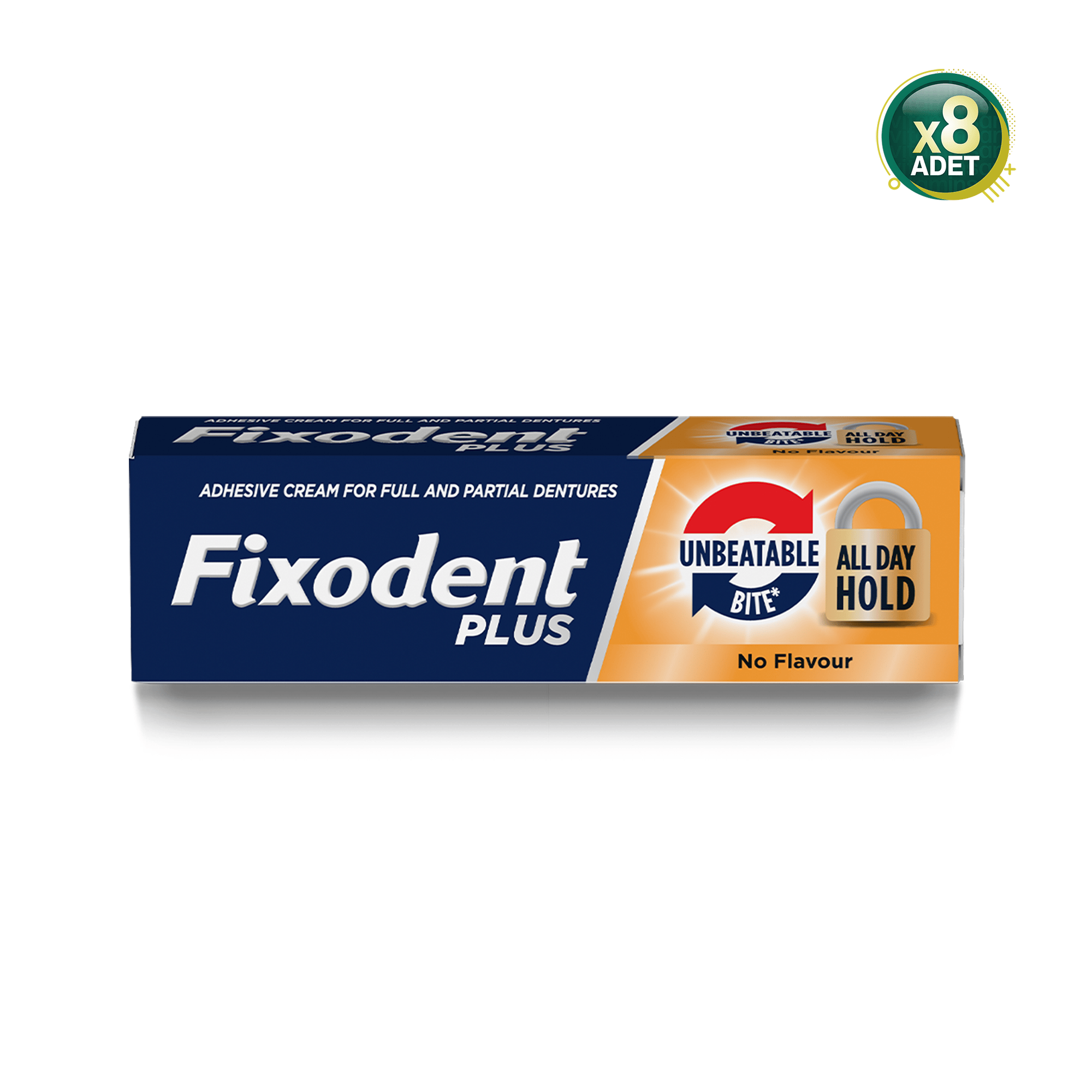 Fixodent Plus Best Hold Güçlü Tutuş 40 gr 8 Adet