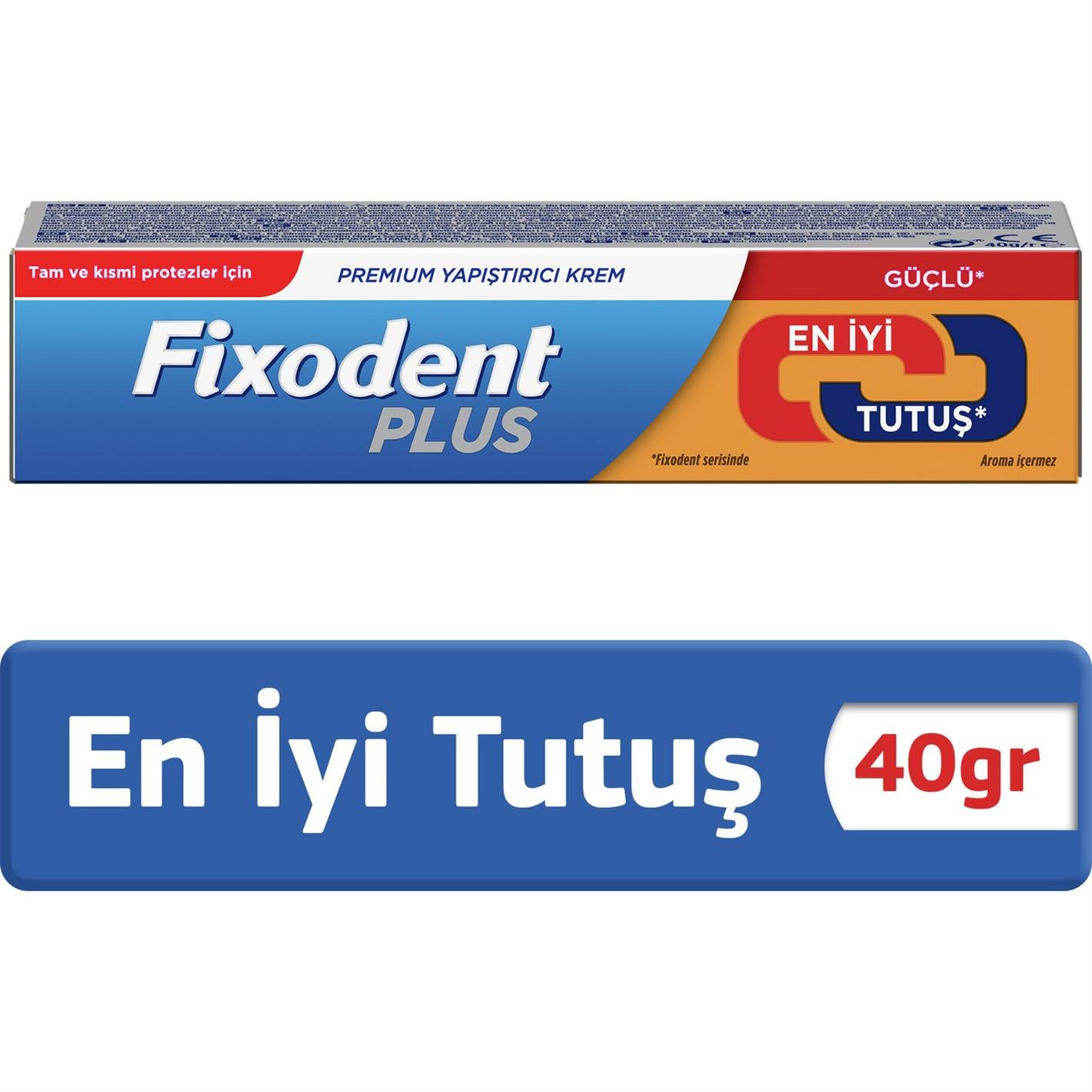 Fixodent Plus Best Hold Güçlü Tutuş 40 gr